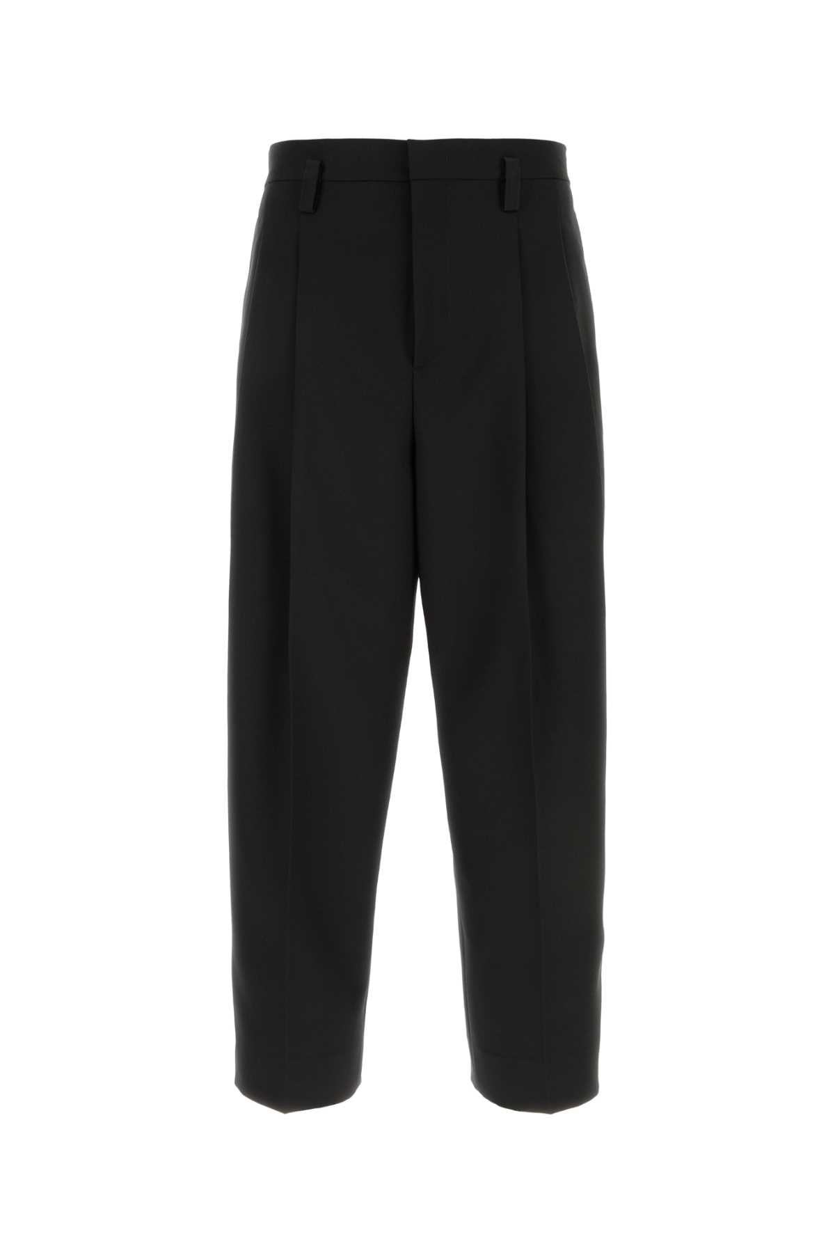 Jil Sander Men Black Gabardine Pant JIL SANDER