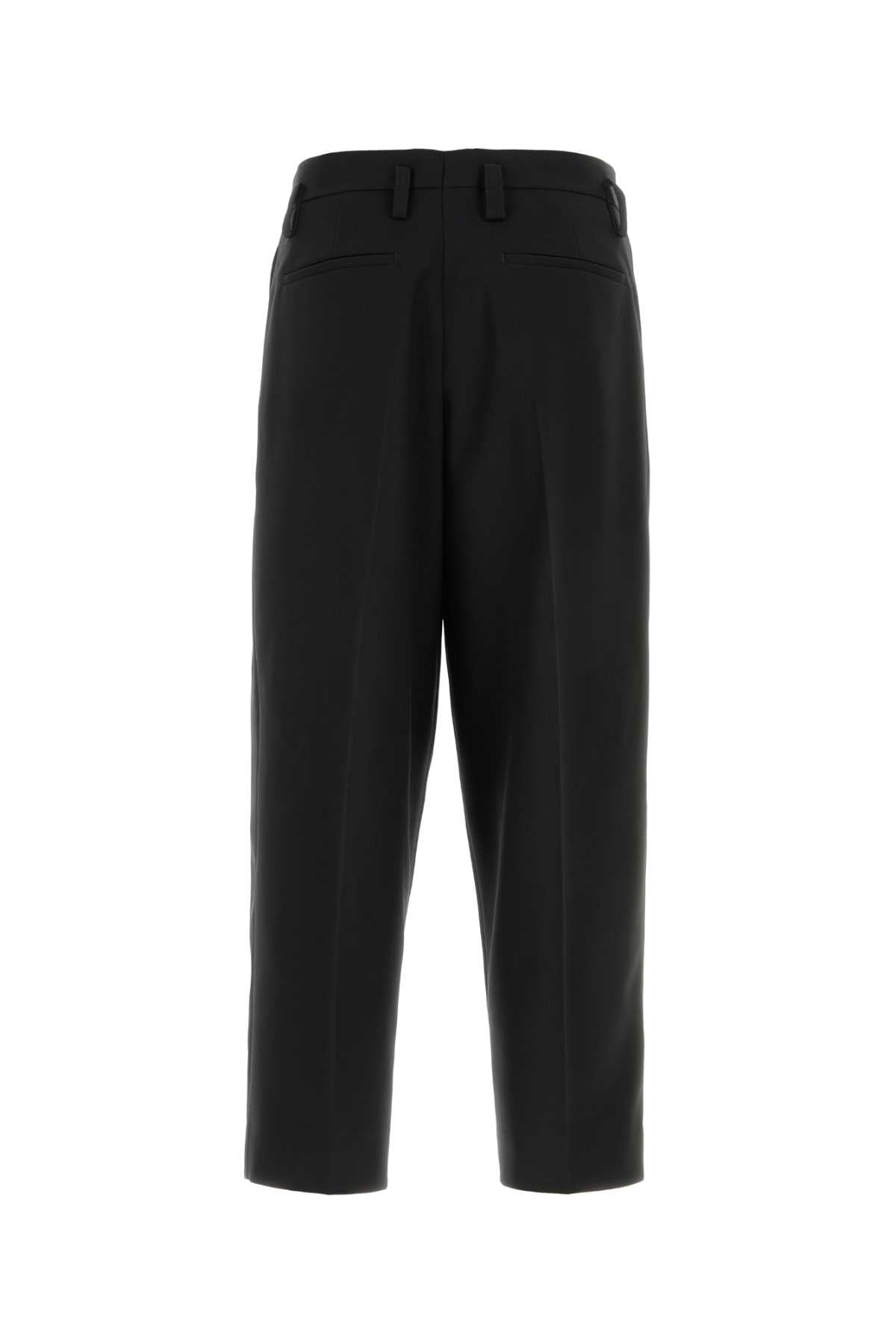 Jil Sander Men Black Gabardine Pant JIL SANDER