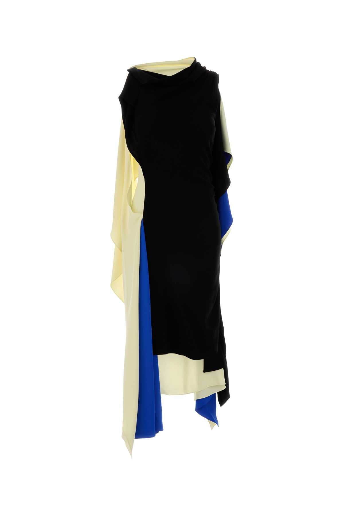 Loewe Women Multicolor Stretch Viscose Dress LOEWE