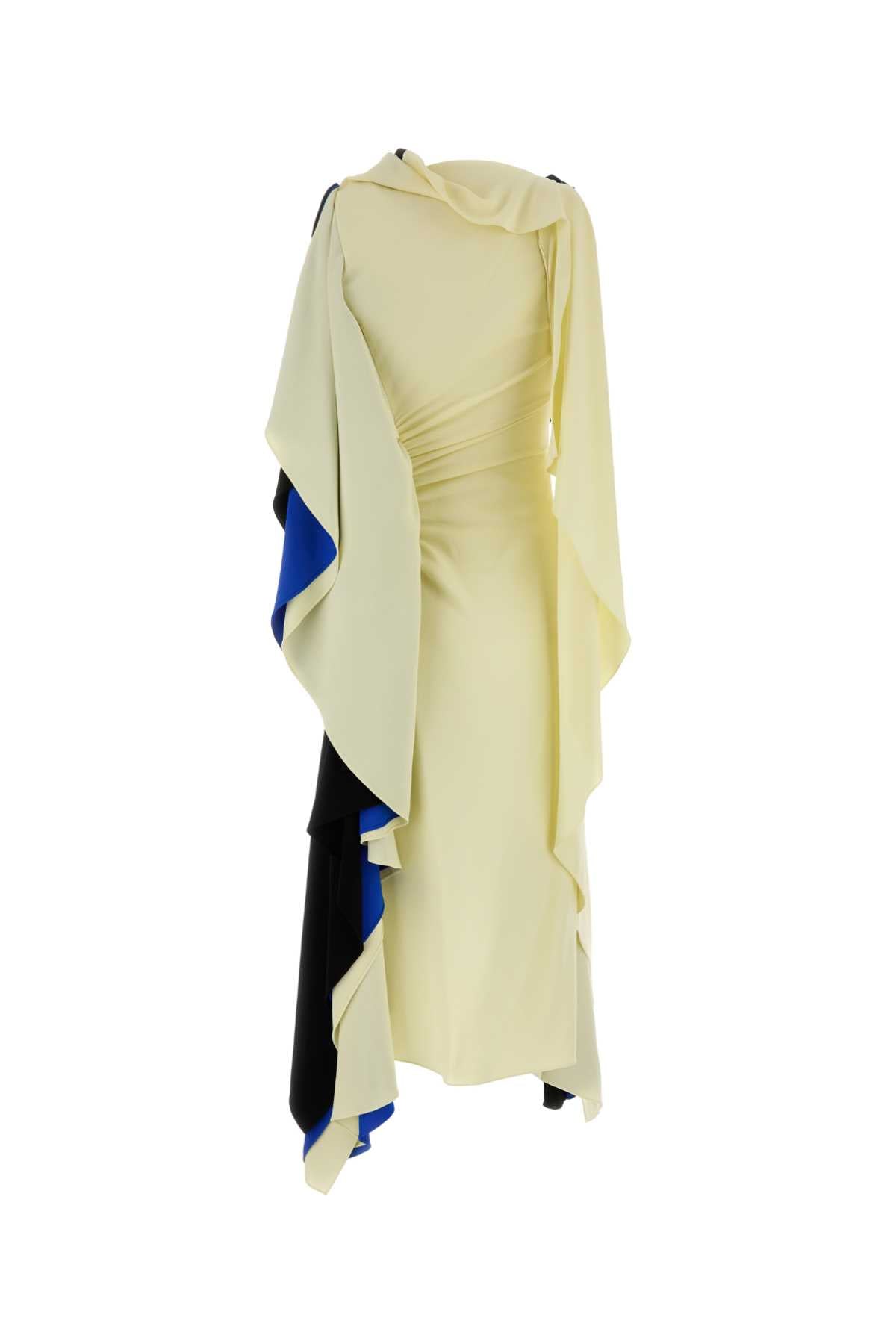 Loewe Women Multicolor Stretch Viscose Dress LOEWE