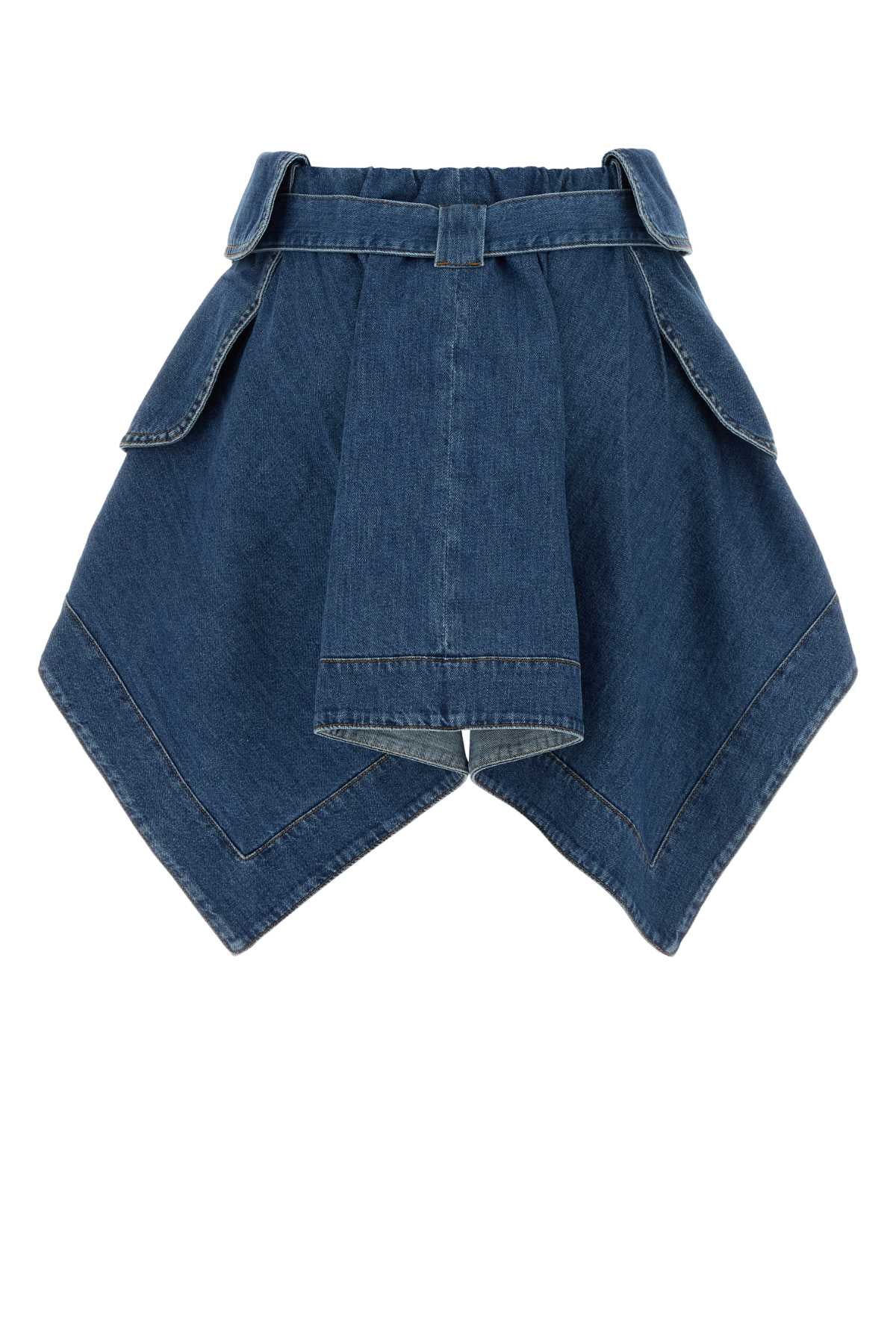 Loewe Women Denim Skirt LOEWE