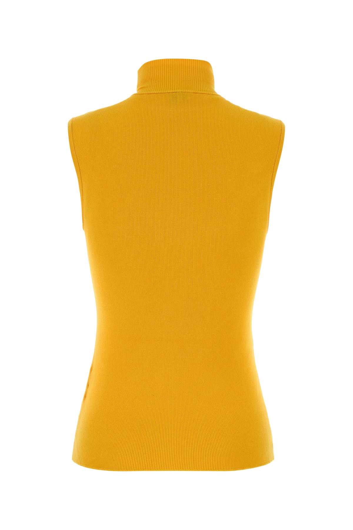 Loewe Women Yellow Knit Top LOEWE