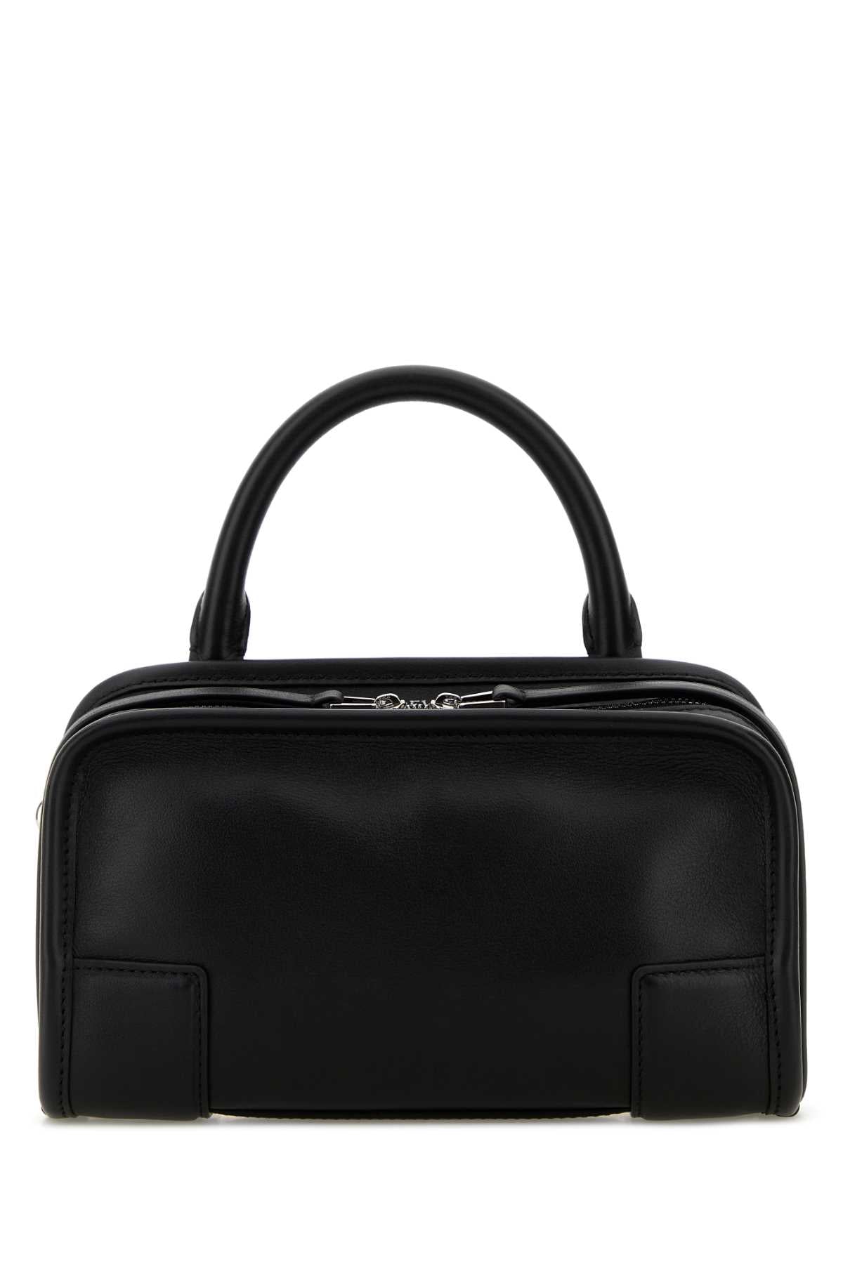Loewe Women Black Leather Mini Amazona Handbag LOEWE