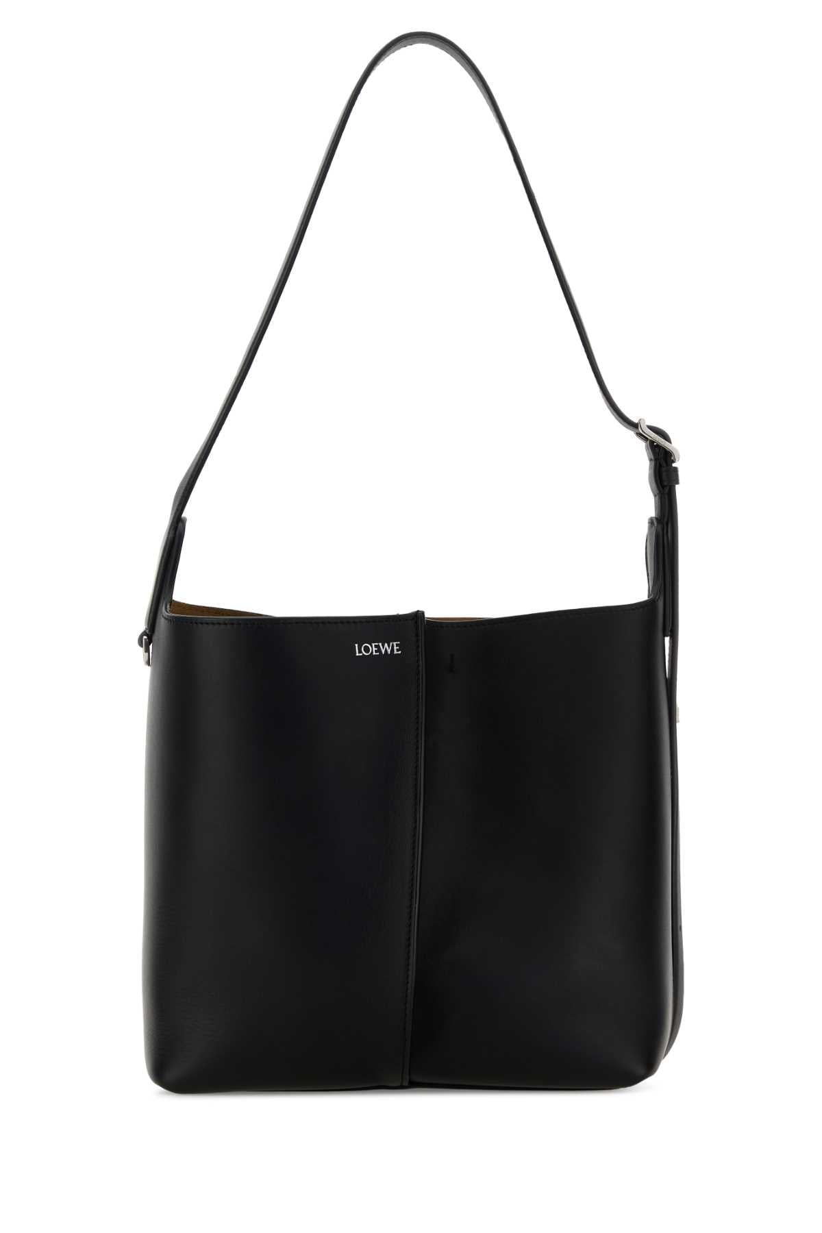 Loewe Women Black Leather Medium Bilbao Bucket Bag LOEWE