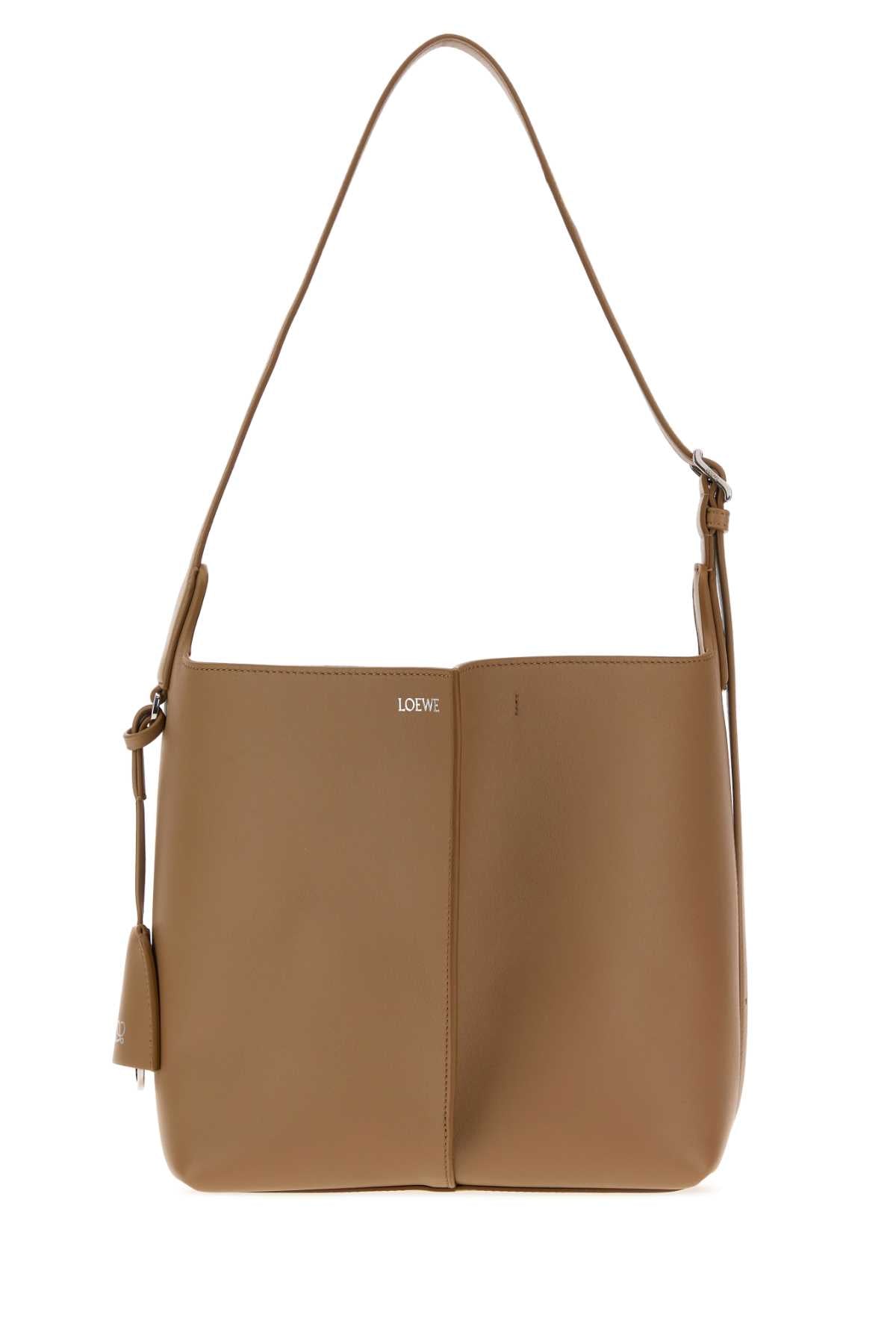 Loewe Women Camel Leather Medium Bilbao Bucket Bag LOEWE