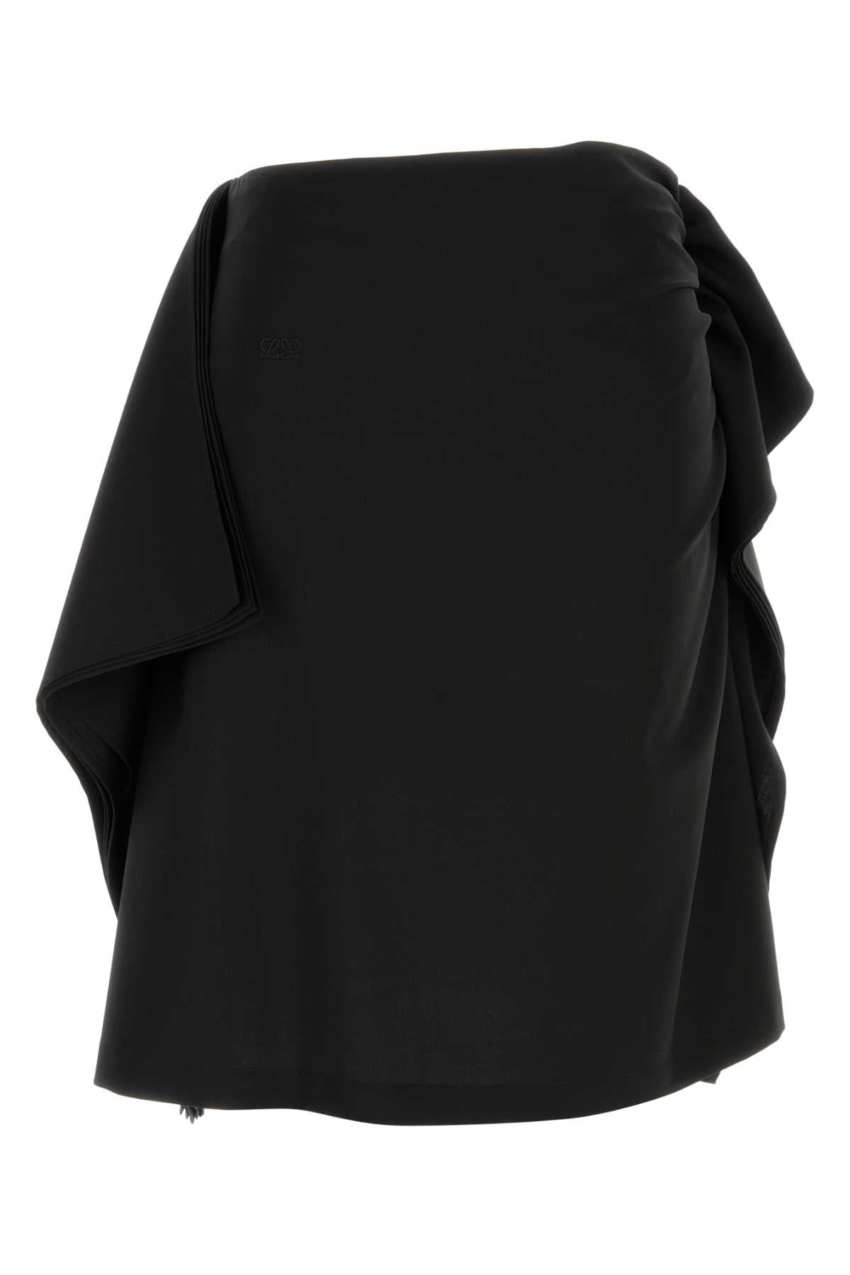 Loewe Women Black Wool Skirt LOEWE