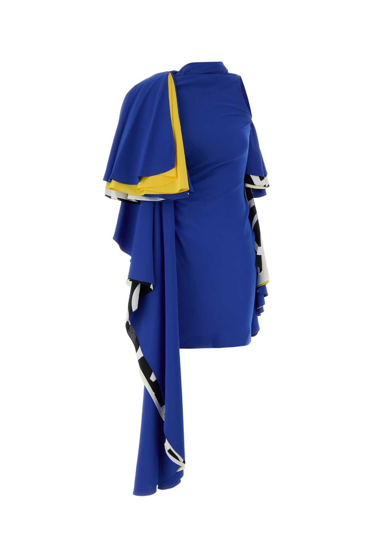 Loewe Women Blue Cady Dress LOEWE