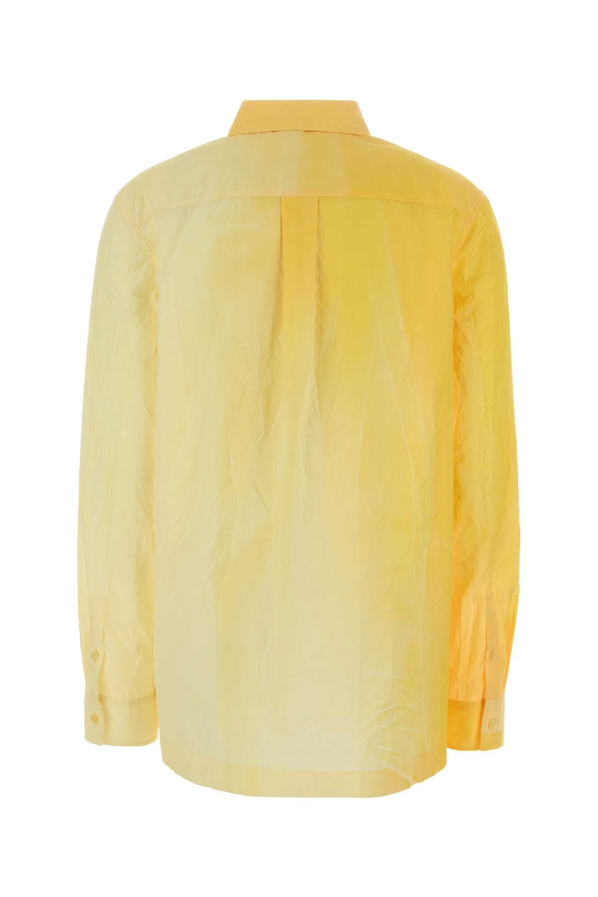 Loewe Women Yellow Cotton Blend Shirt LOEWE