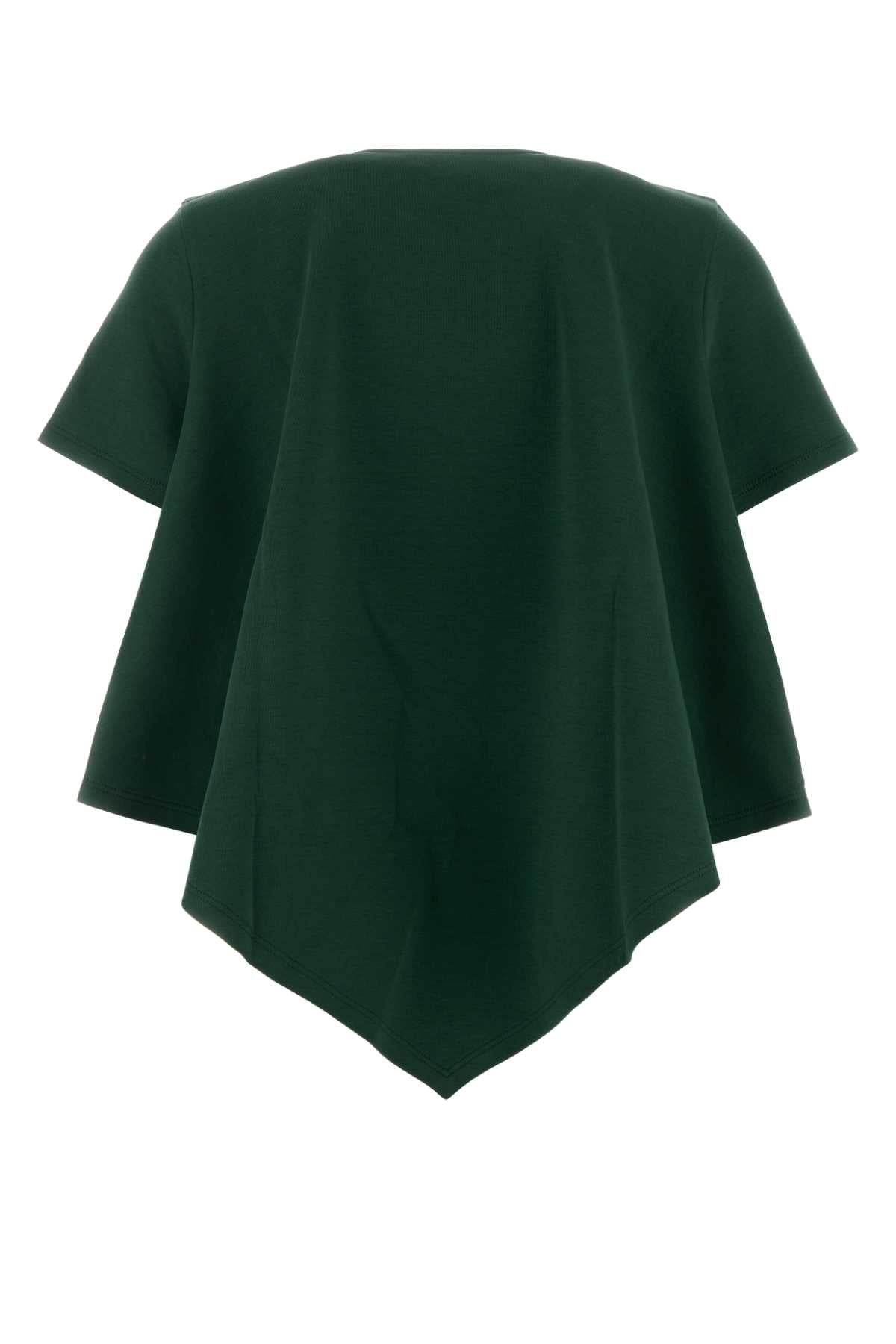 Loewe Women Bottle Green Cotton Blend T-Shirt LOEWE