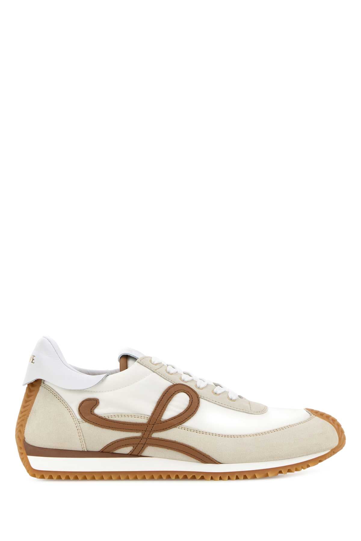 Loewe Women Multicolor Suede And Nylon Flow Runner 2.0 Sneakers LOEWE