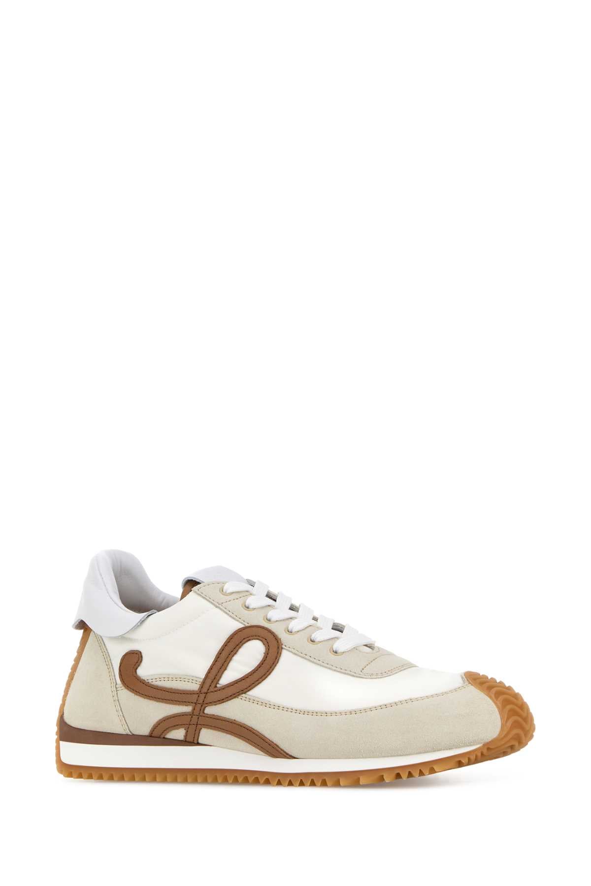 Loewe Women Multicolor Suede And Nylon Flow Runner 2.0 Sneakers LOEWE