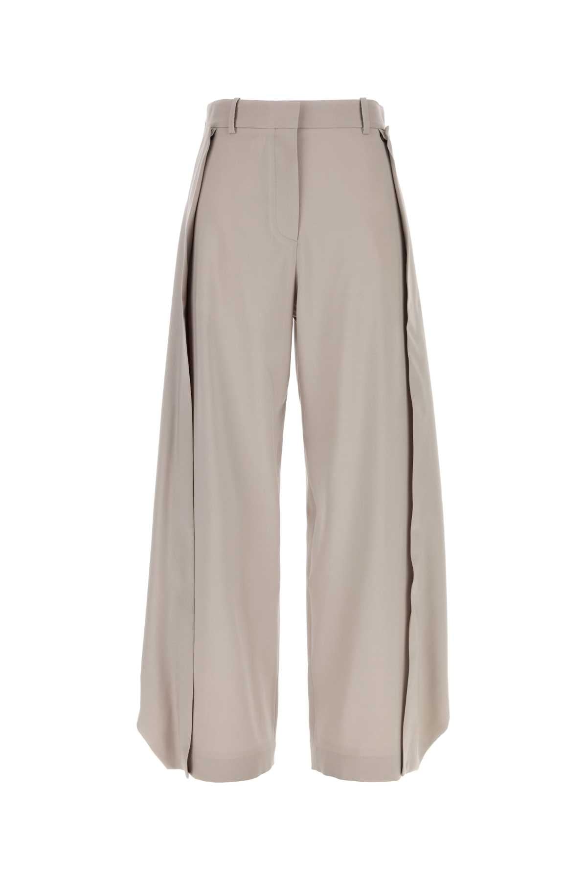 Loewe Women Cappuccino Wool Pant LOEWE