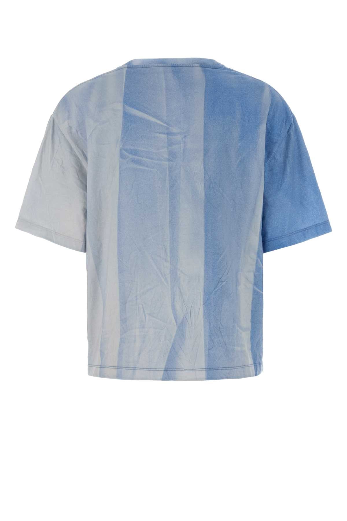 Loewe Women Light-Blue Jersey T-Shirt LOEWE