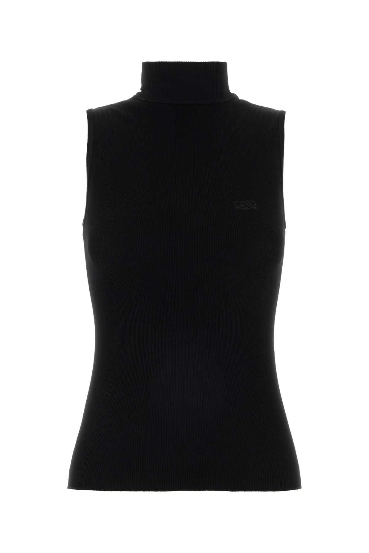 Loewe Women Black Knit Top LOEWE