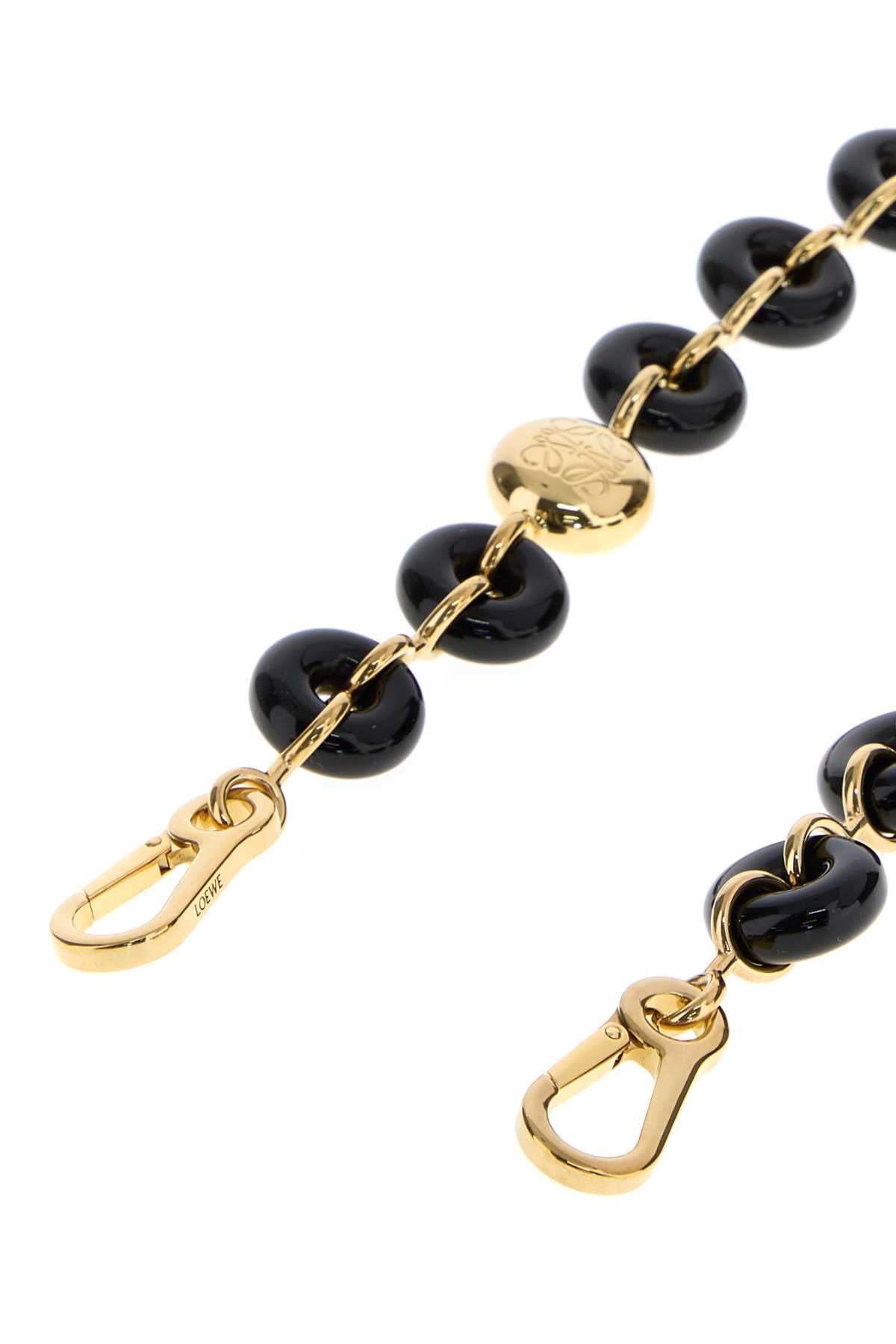 Loewe Women Two-Tone Metal And Acetate Donut Shoulder Strap LOEWE