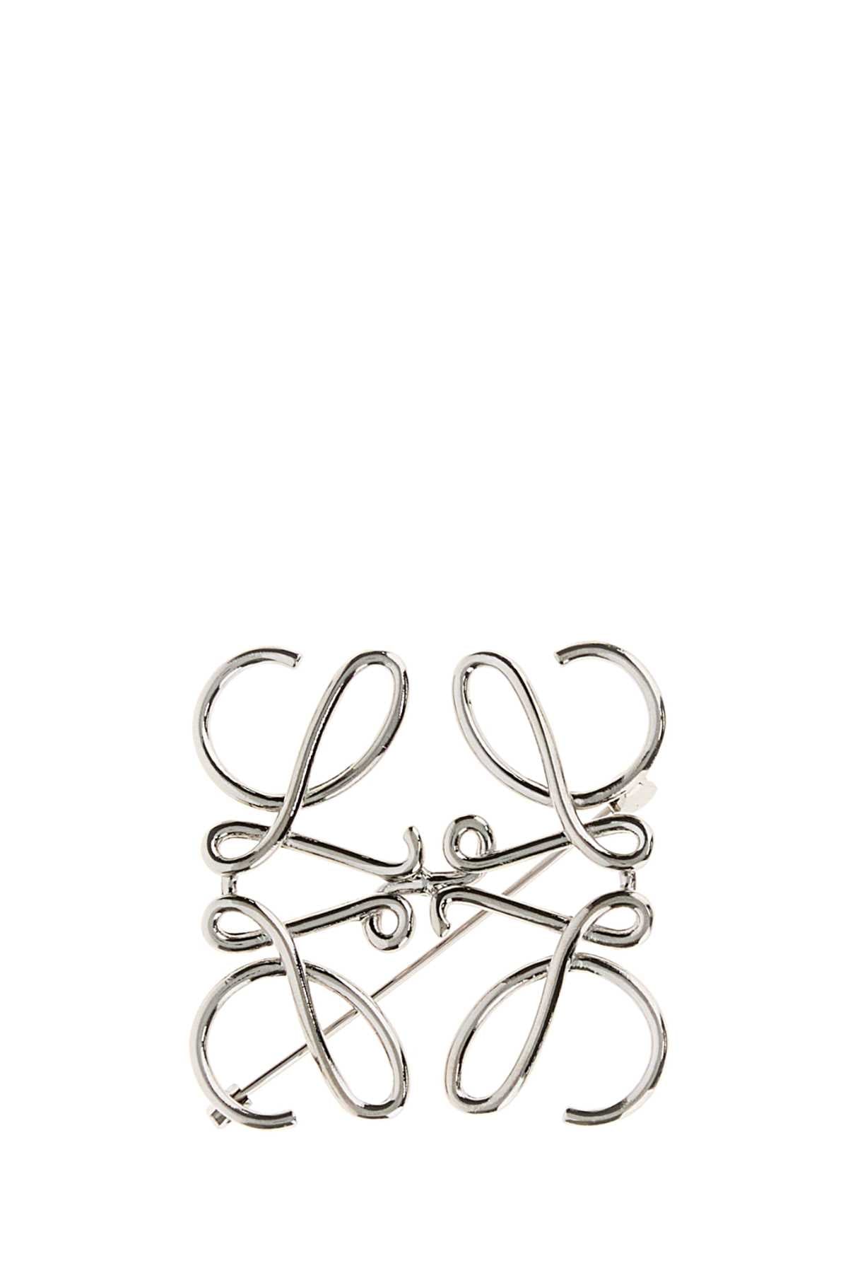 Loewe Women Silver Metal Pin LOEWE
