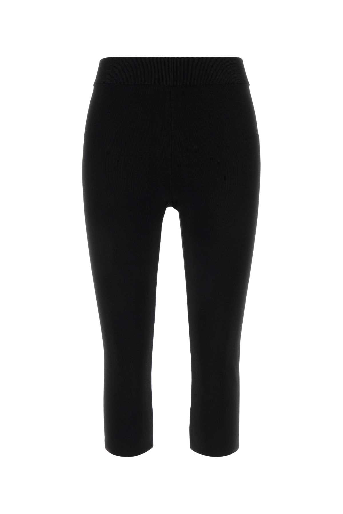 Magda Butrym Women Black Knit Leggings MAGDA BUTRYM
