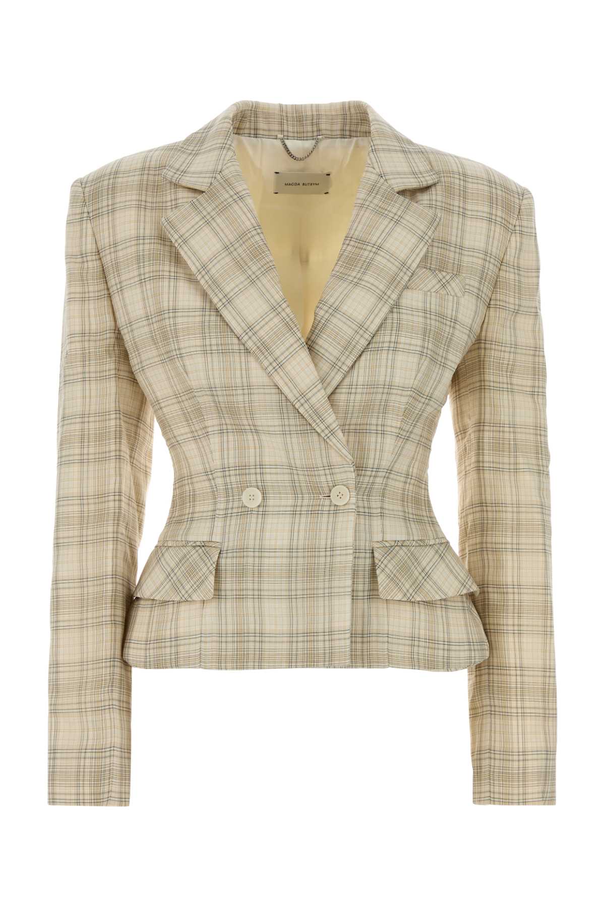 Magda Butrym Women Embroidered Cotton Blazer MAGDA BUTRYM
