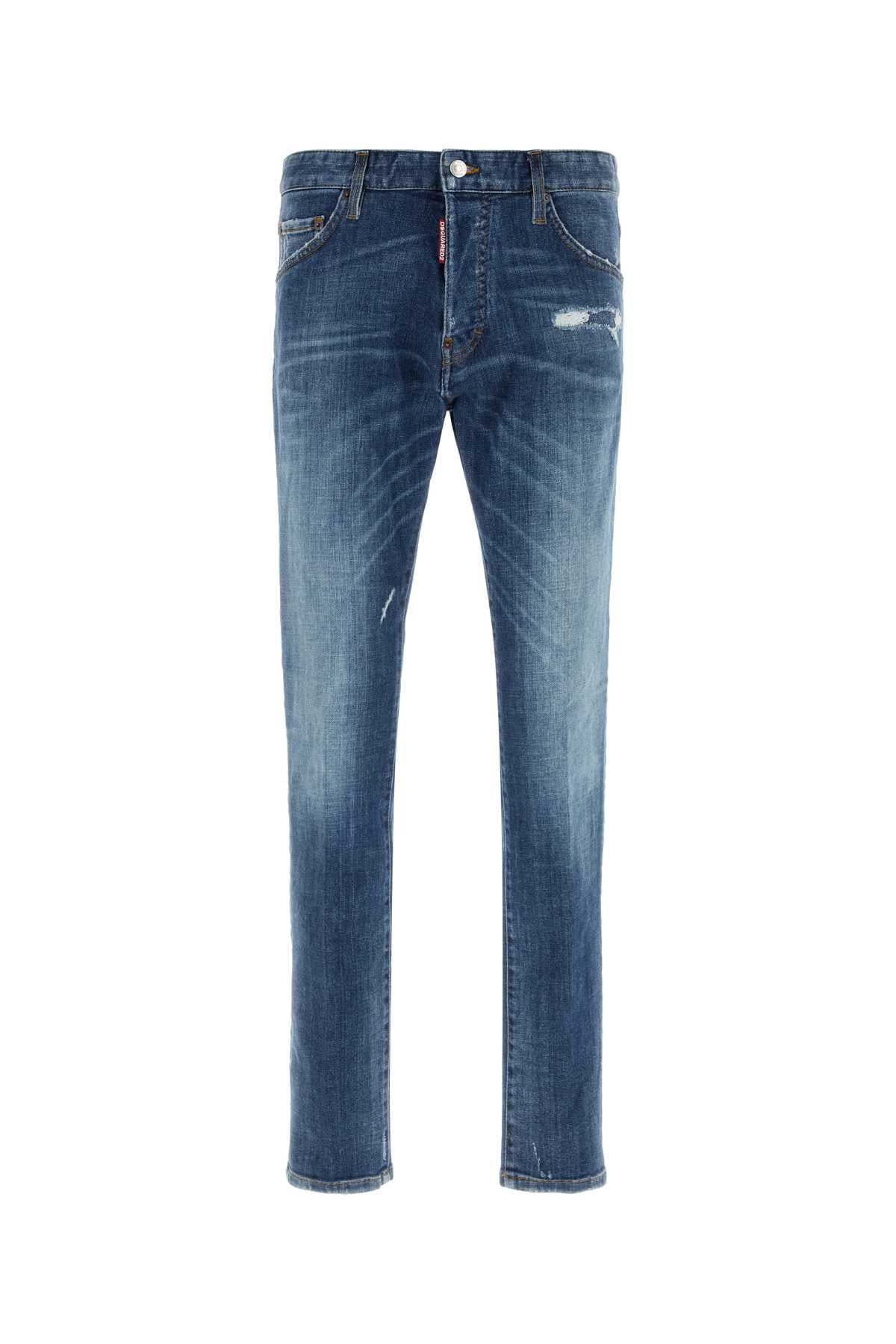 Dsquared Men Stretch Denim 5 Pockets Jeans DSQUARED2