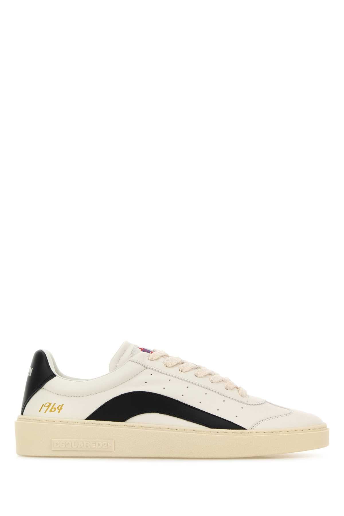 Dsquared Men Two-Tone Leather Rider Sneakers DSQUARED2