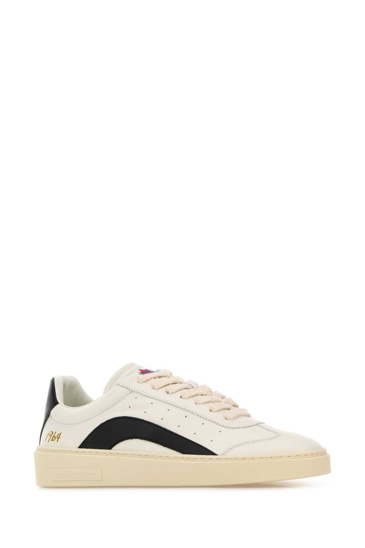 Dsquared Men Two-Tone Leather Rider Sneakers DSQUARED2