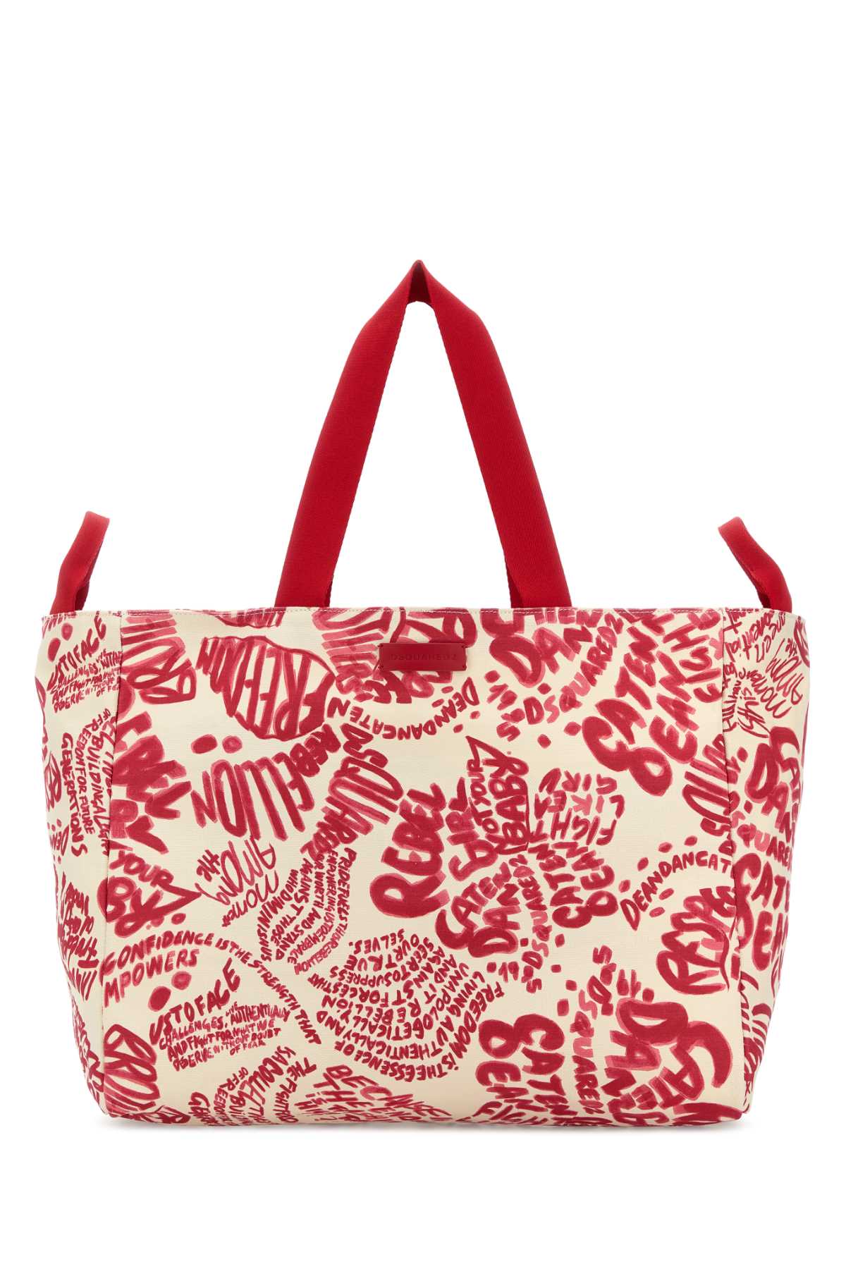 Dsquared Women Printed Canvas Shopping Bag DSQUARED2