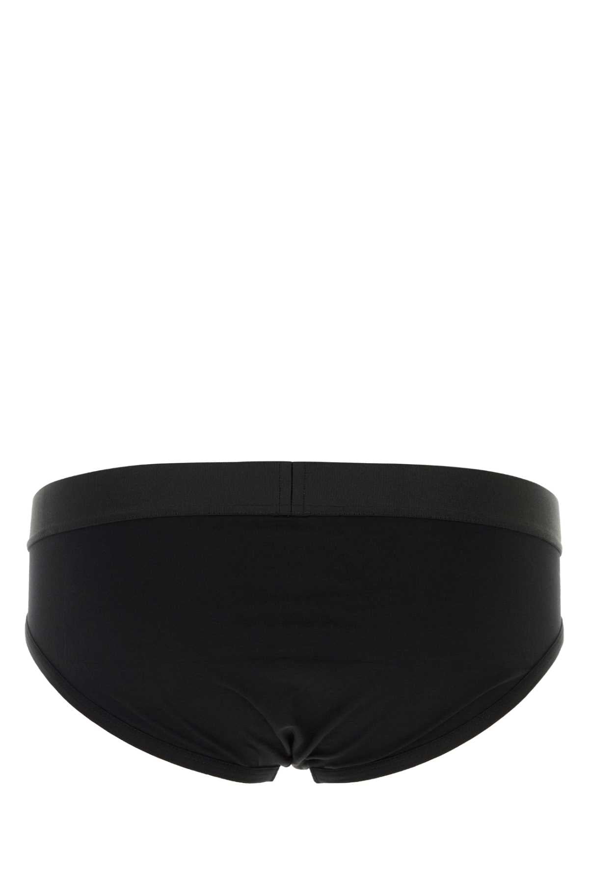 Dsquared Men Black Stretch Cotton Brief DSQUARED2