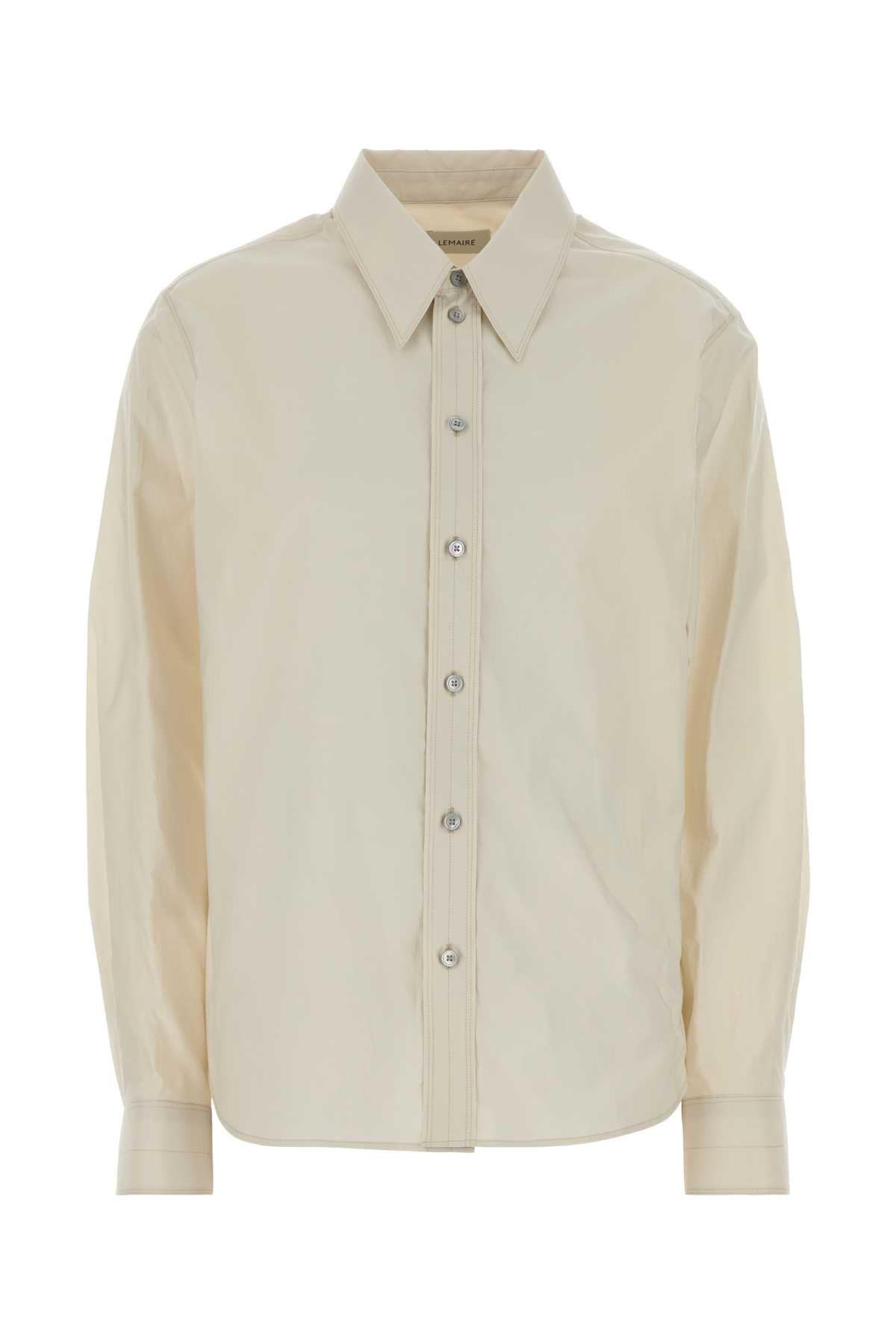 Lemaire Women Sand Poplin Shirt LEMAIRE