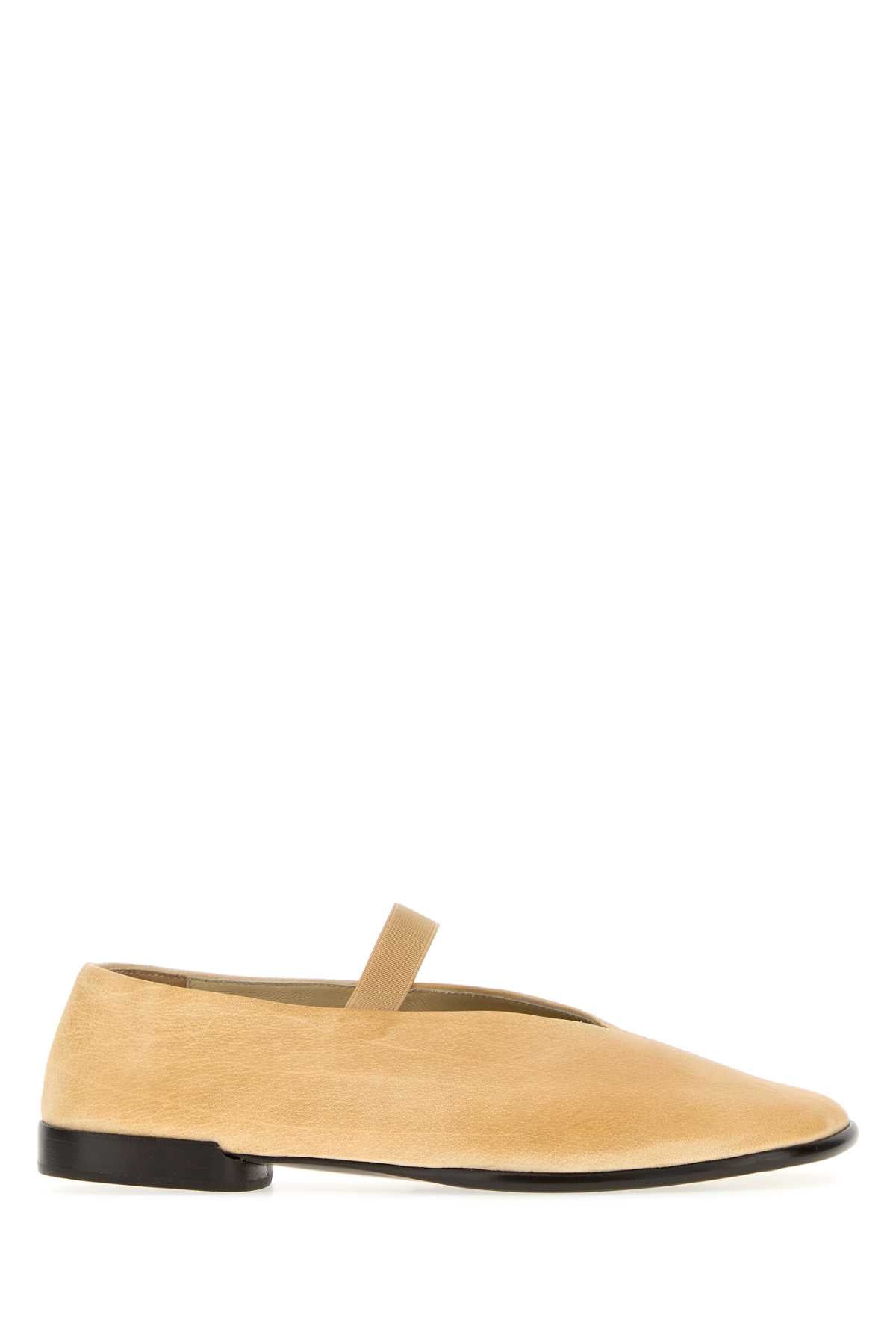 Lemaire Women Beige Leather Glove Ballerinas LEMAIRE