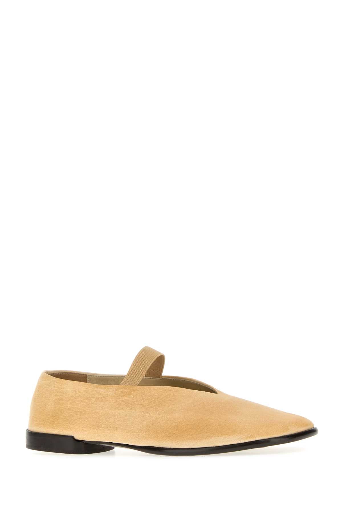 Lemaire Women Beige Leather Glove Ballerinas LEMAIRE