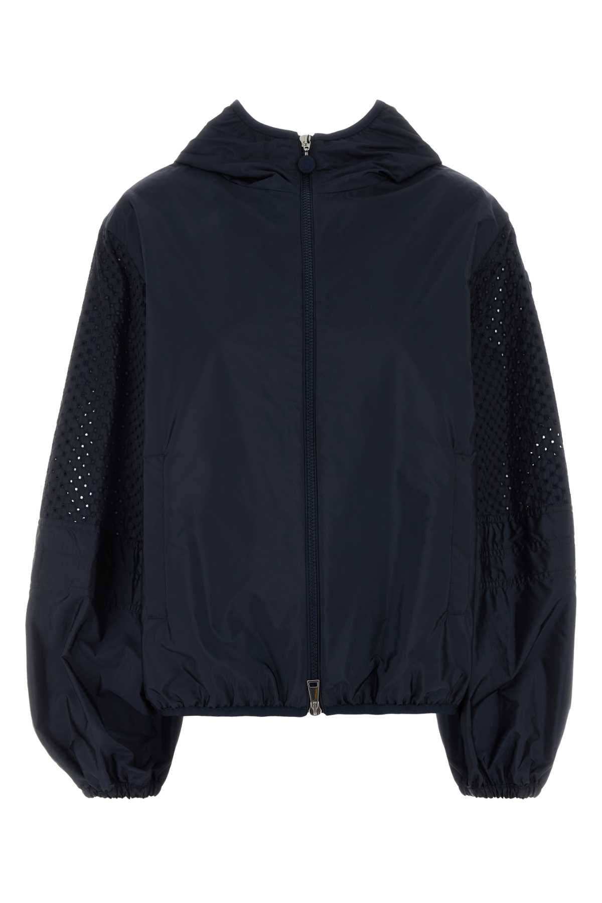 Moncler Women Navy Blue Nylon Zelkova Jacket MONCLER