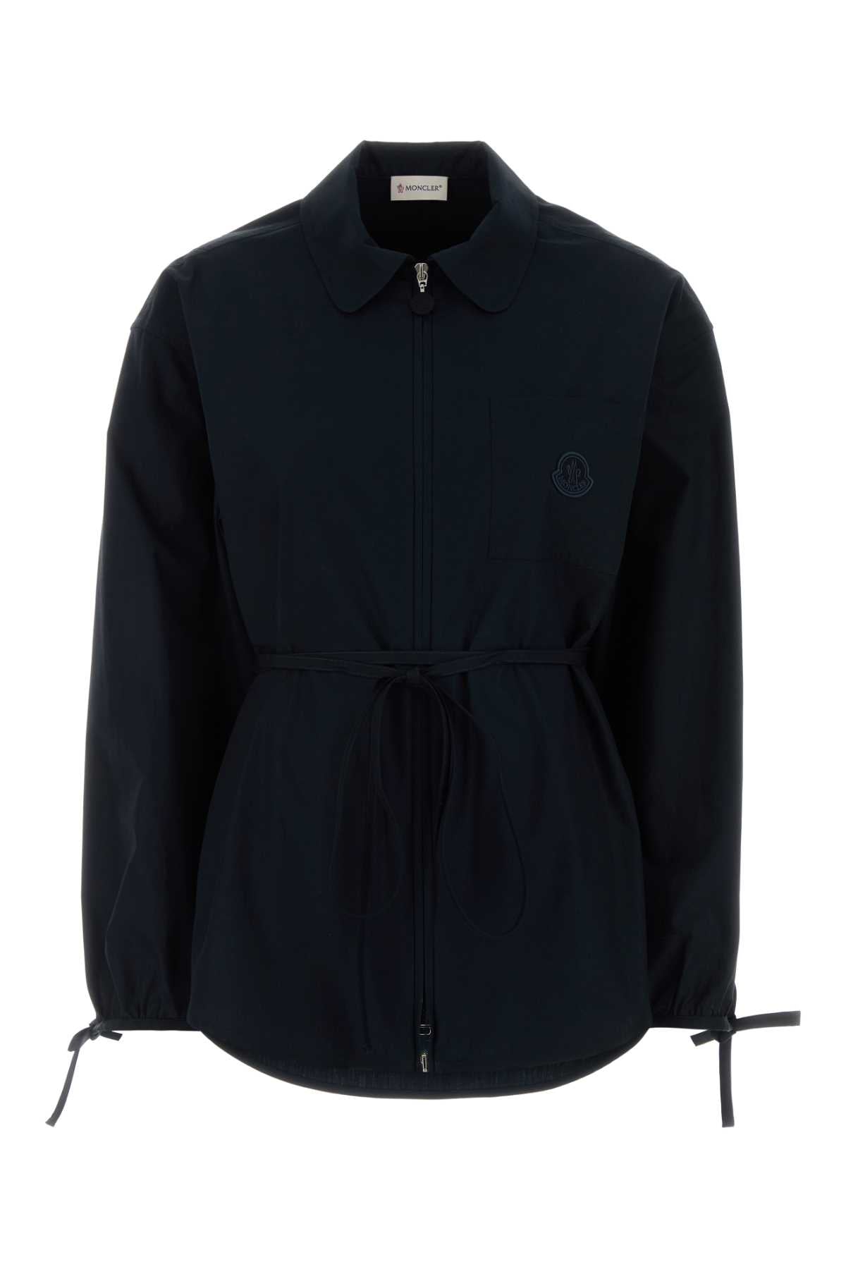 Moncler Women Midnight Blue Poplin Shirt MONCLER