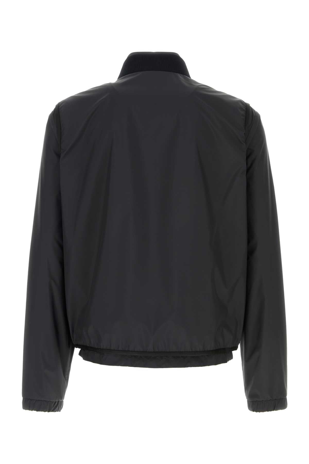 Moncler Men Black Polyester Hemmoor Bomber Jacket MONCLER