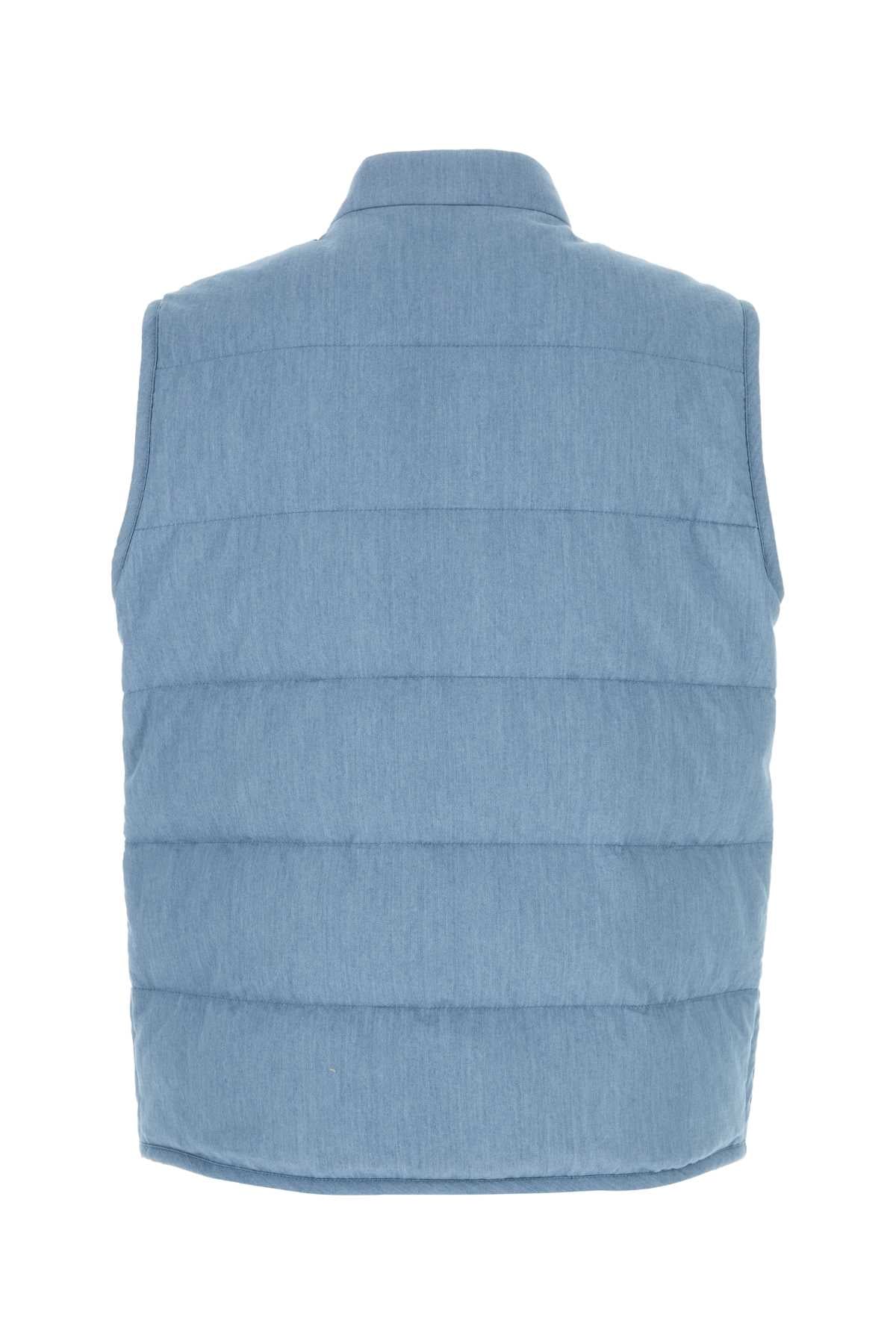 Moncler Men Light Blue Cotton Heceta Down Jacket MONCLER