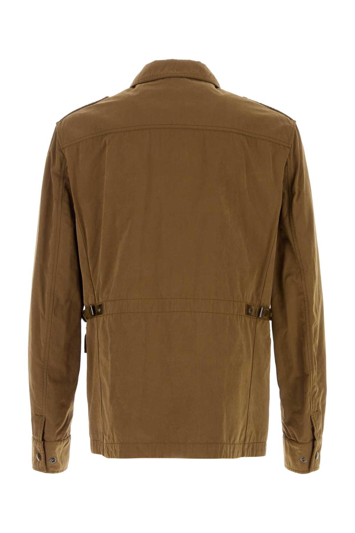 Moncler Men Biscuit Cotton Blend Amnicon Jacket MONCLER