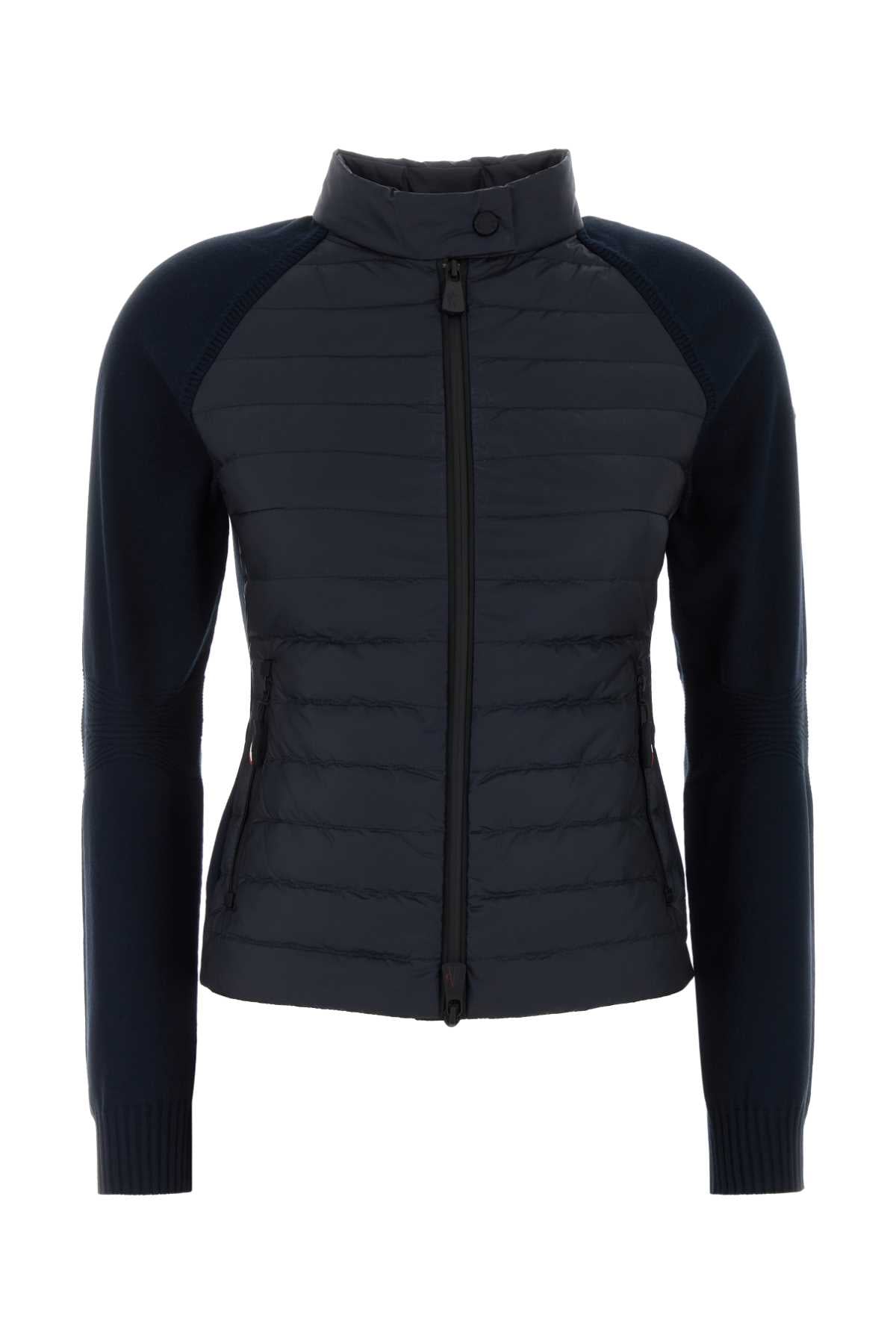 Moncler Grenoble Women Navy Blue Knit Cardigan MONCLER GRENOBLE