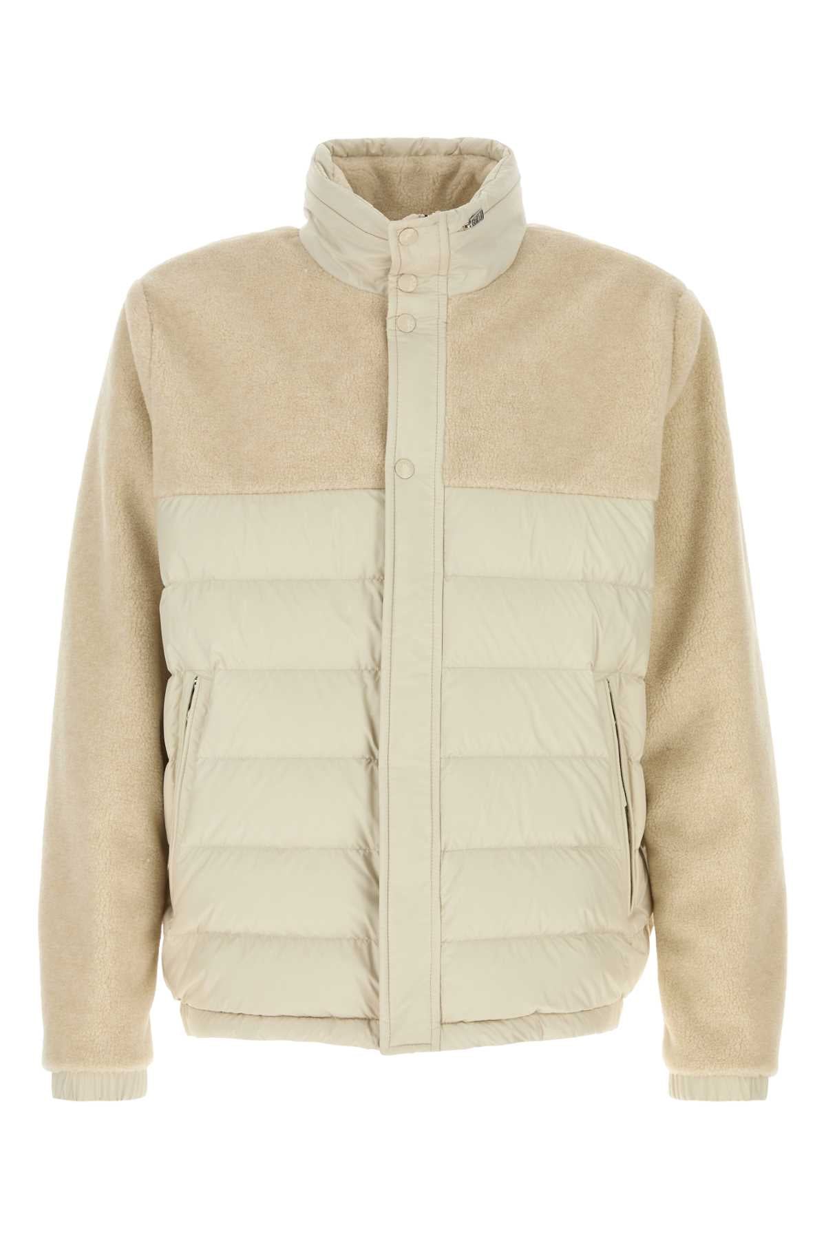 Moncler Men Sand Polyester Mistral Down Jacket MONCLER