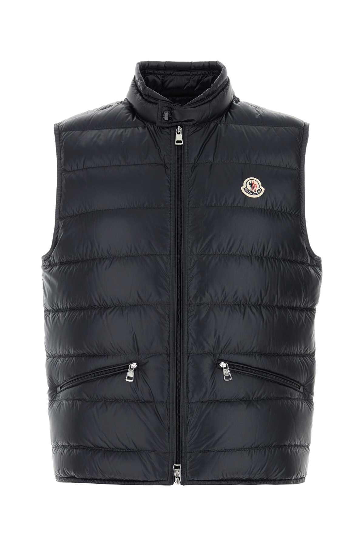 Moncler Men Navy Blue Nylon Sleeveless Gui Down Jacket MONCLER