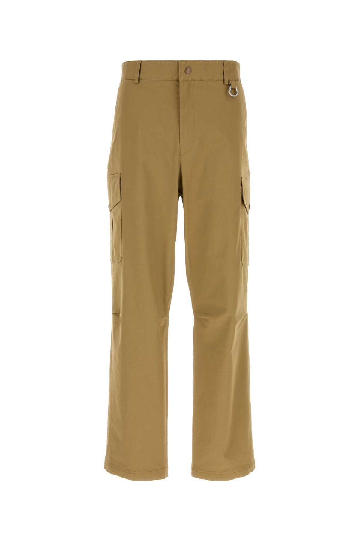 Moncler Men Beige Stretch Cotton Cargo Pant MONCLER