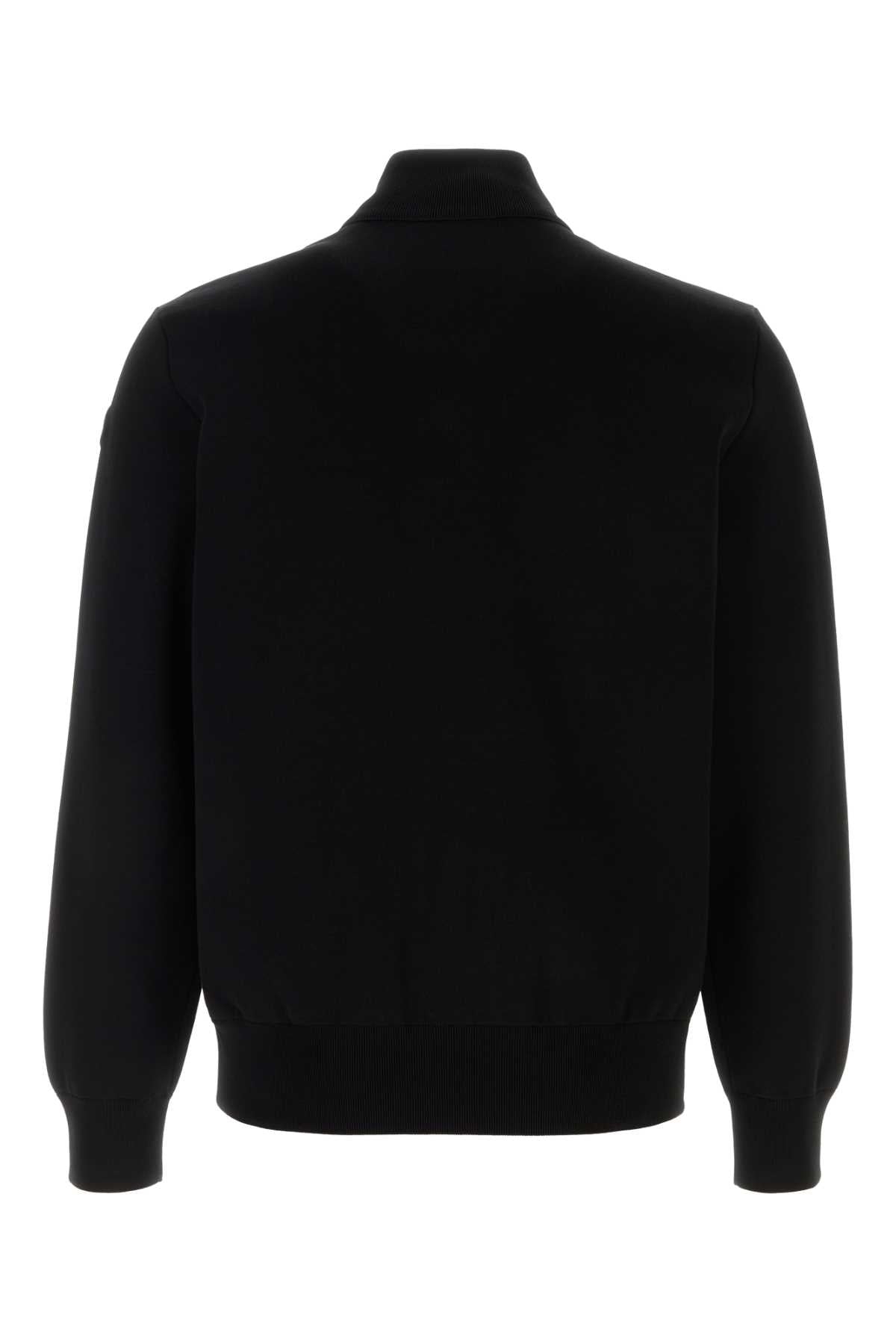 Moncler Men Black Knit And Nylon Jacket MONCLER