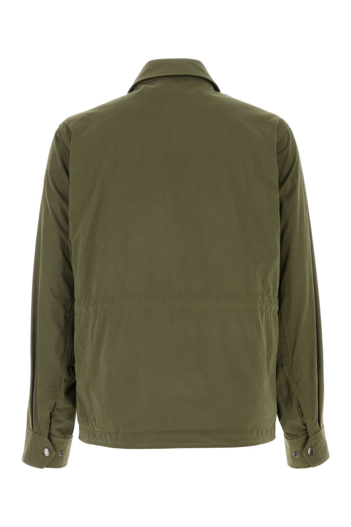 Moncler Men Army Green Polyester Blend Raquille Jacket MONCLER