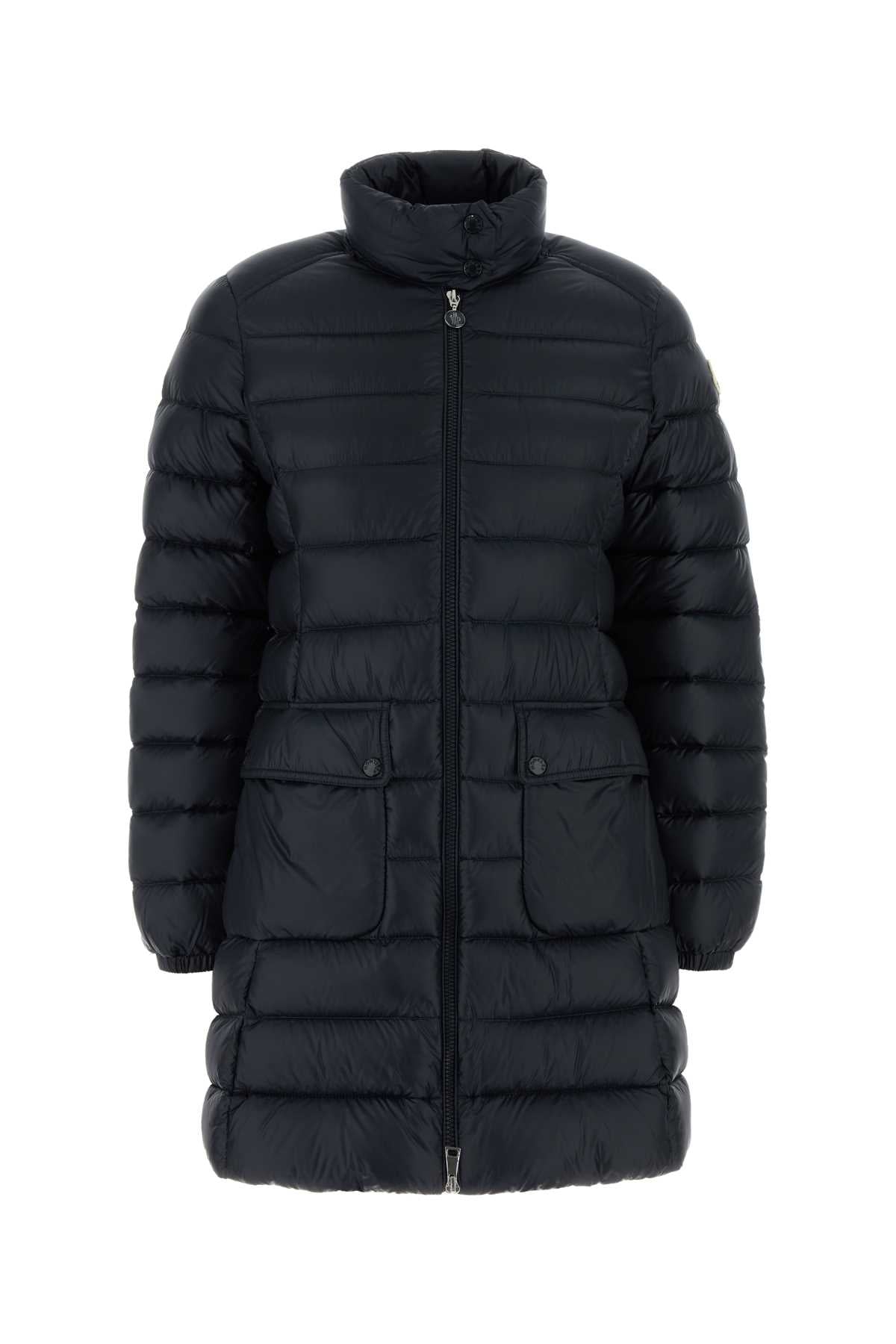 Moncler Women Navy Blue Nylon Genet Down Jacket MONCLER