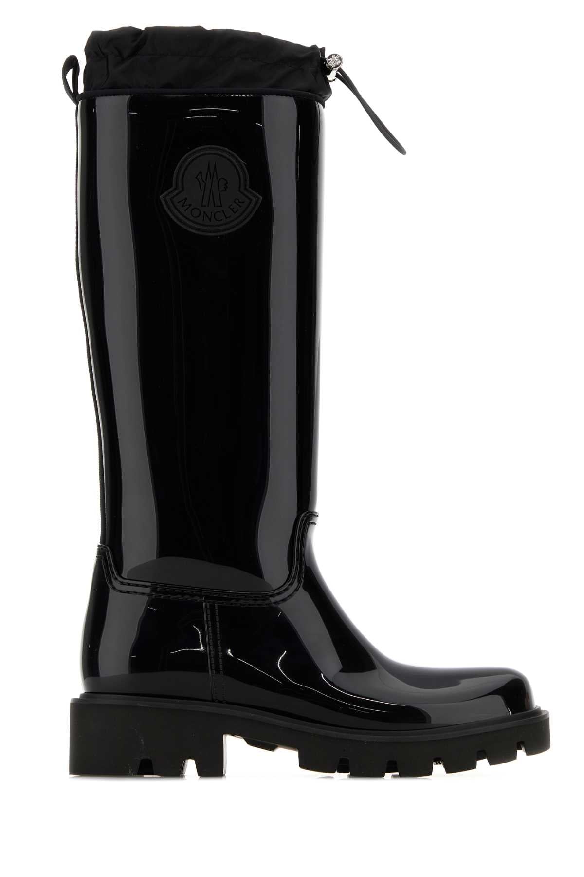 Moncler Women Black Rubber Kick Stream Boots MONCLER