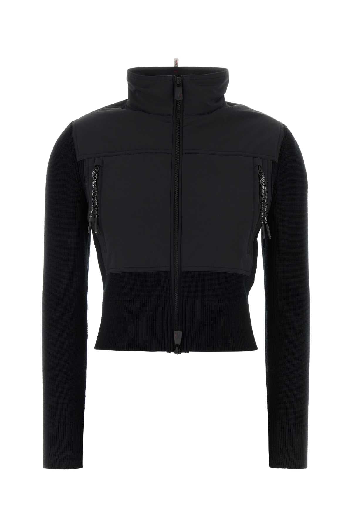 Moncler Grenoble Women Black Cotton Jacket MONCLER GRENOBLE