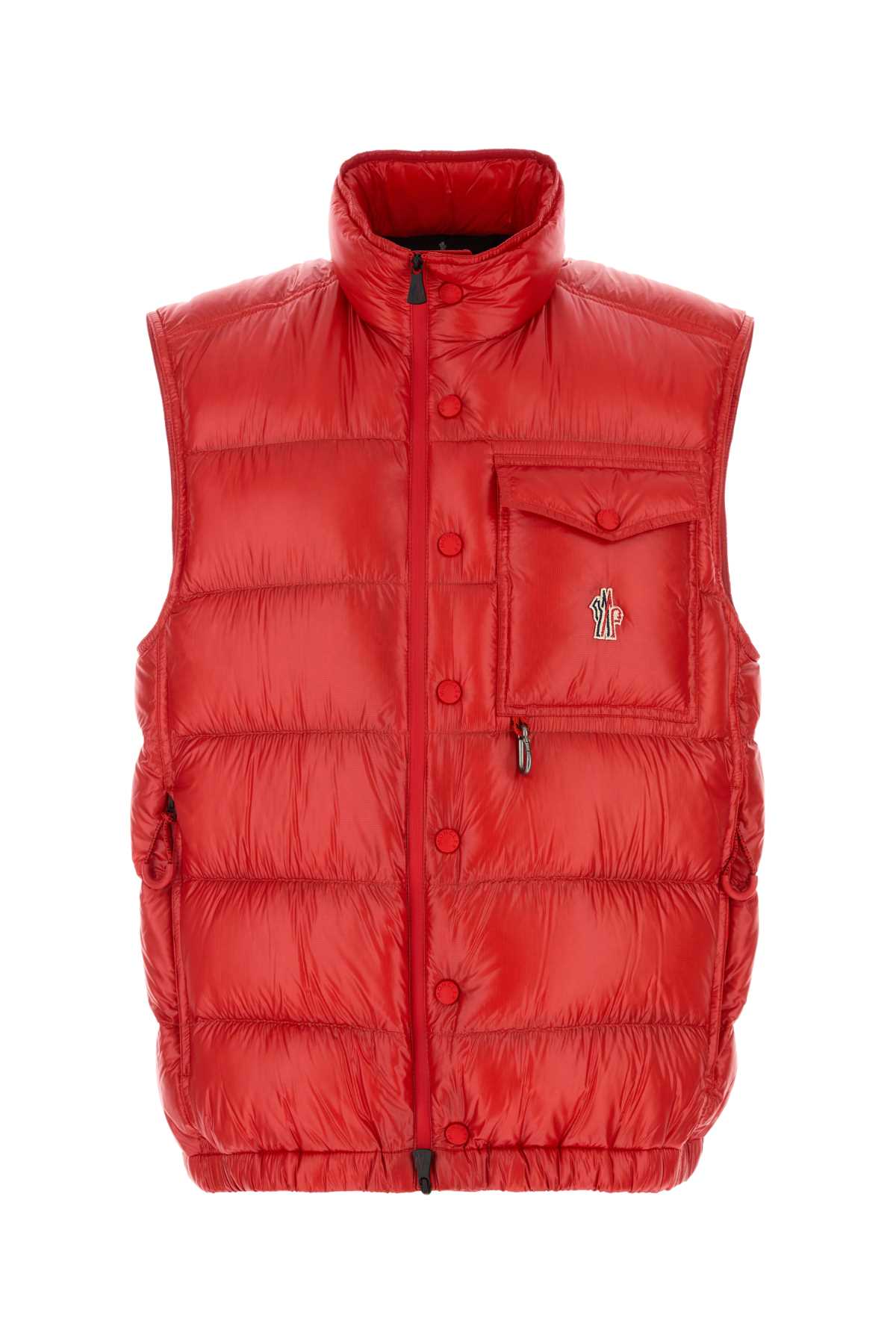 Moncler Grenoble Men Red Nylon Sleeveless Uychi Down Jacket MONCLER GRENOBLE