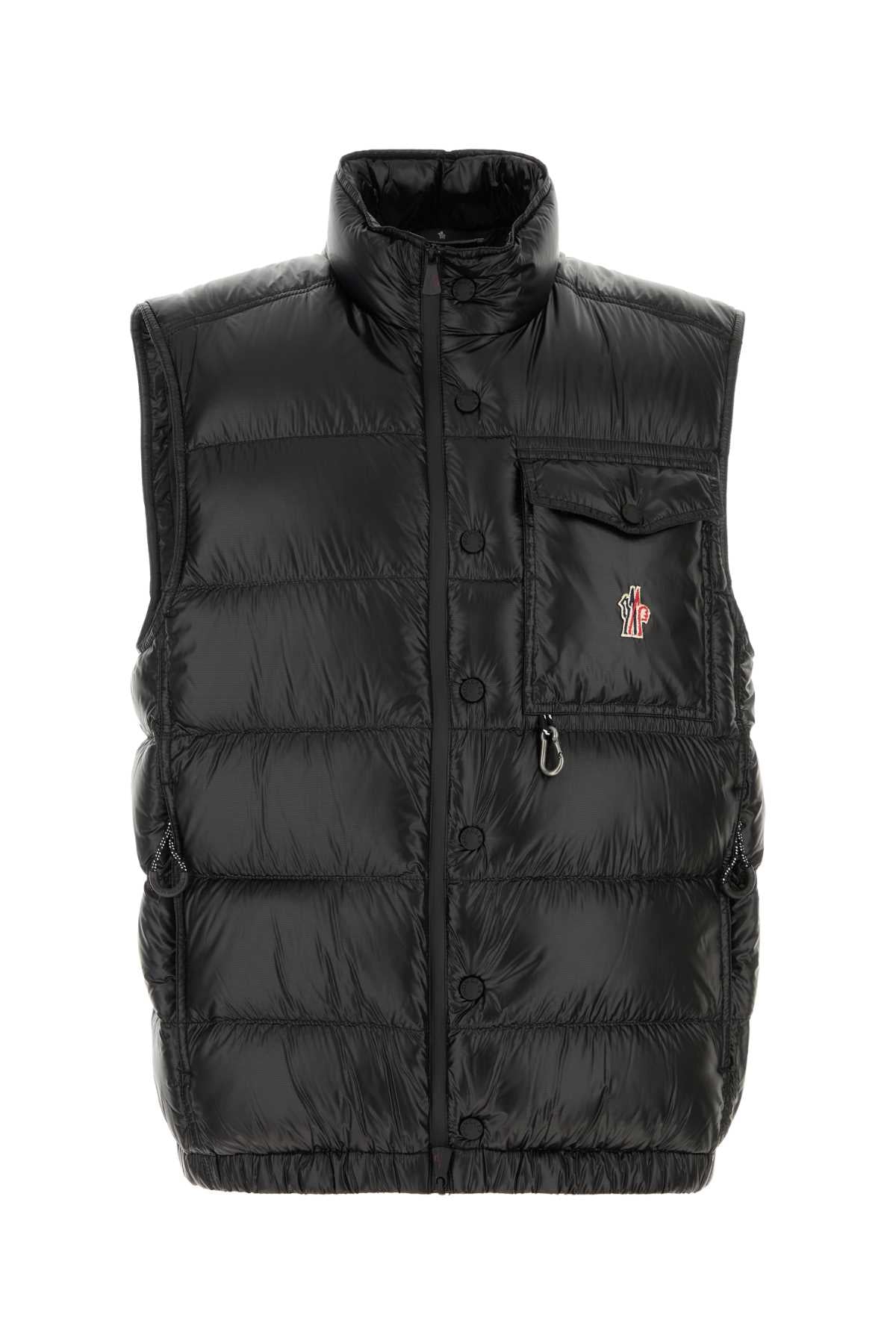 Moncler Grenoble Men Black Nylon Sleeveless Uychi Down Jacket MONCLER GRENOBLE