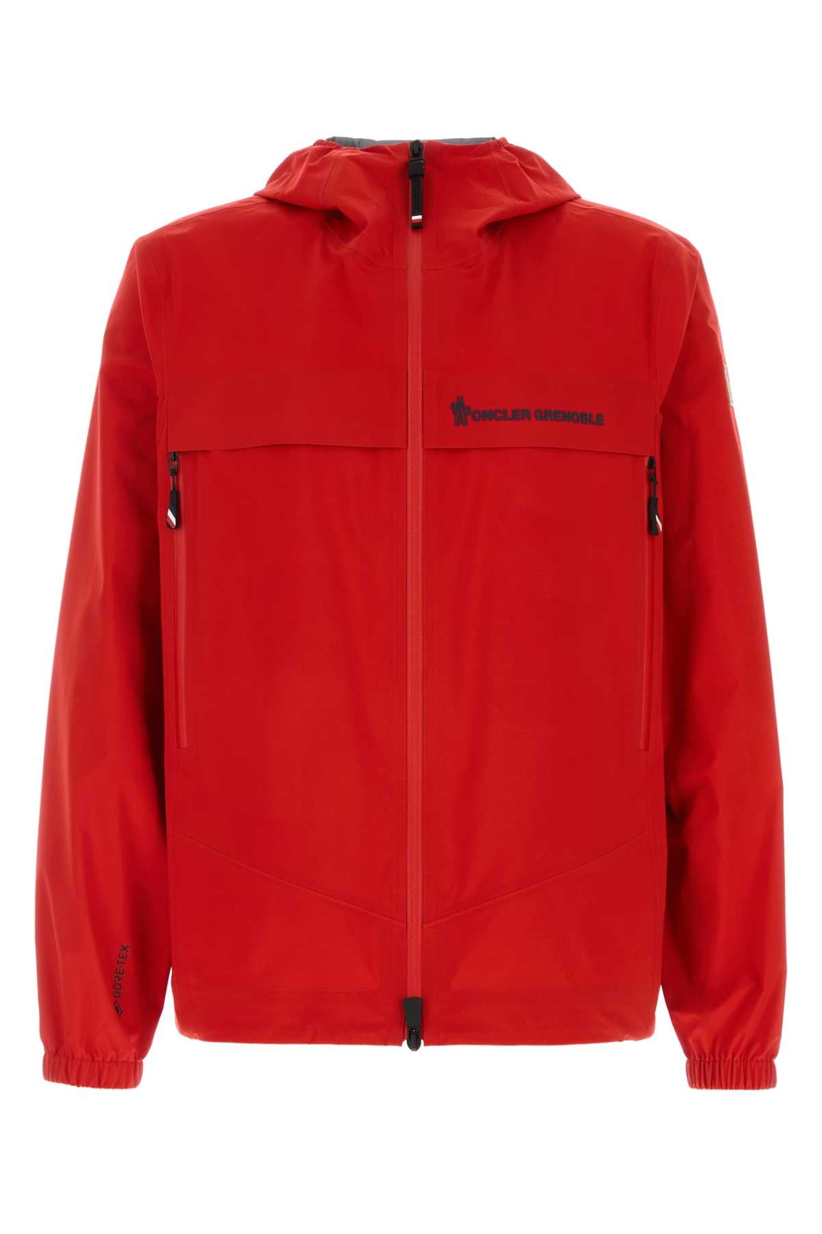 Moncler Grenoble Men Red Gore-Tex Shipton Windbreaker MONCLER GRENOBLE