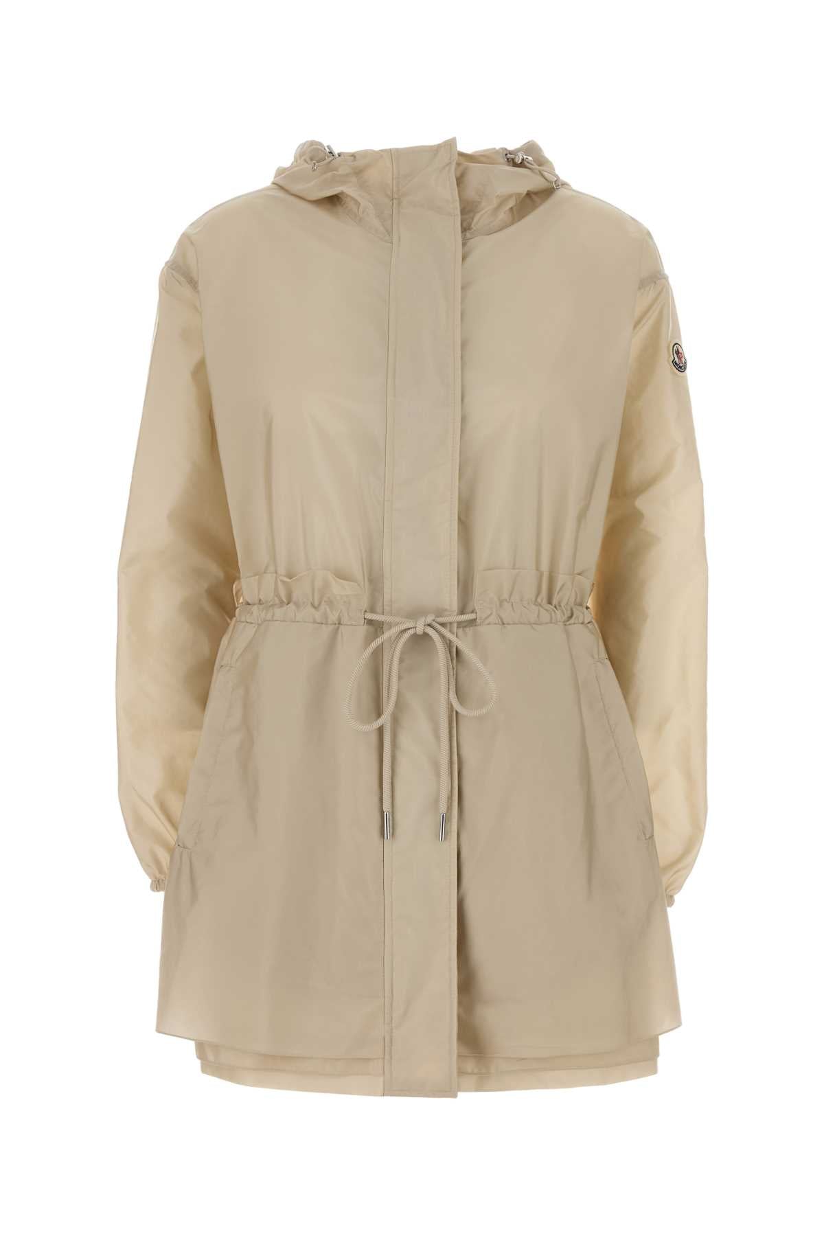 Moncler Women Sand Nylon Weteau Jacket MONCLER
