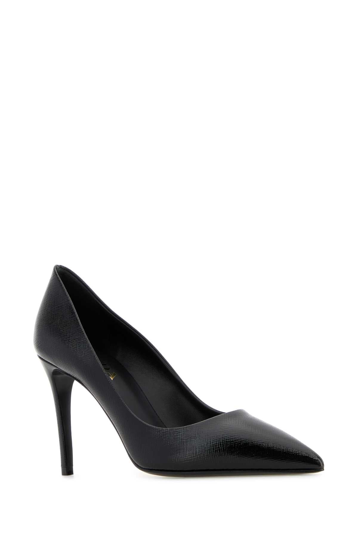 Prada Women Black Leather Pumps PRADA