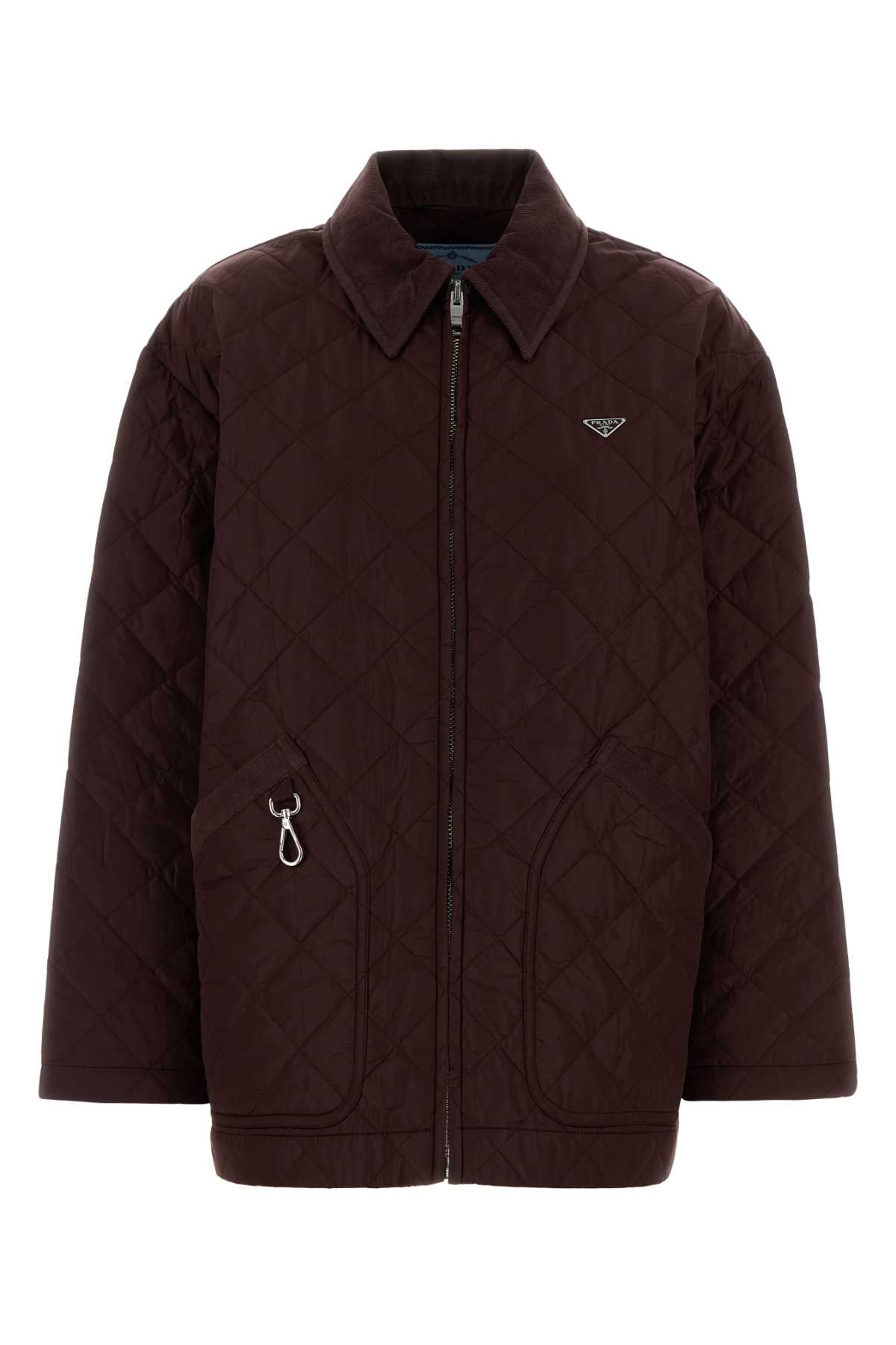 Prada Women Grape Re-Nylon Jacket PRADA